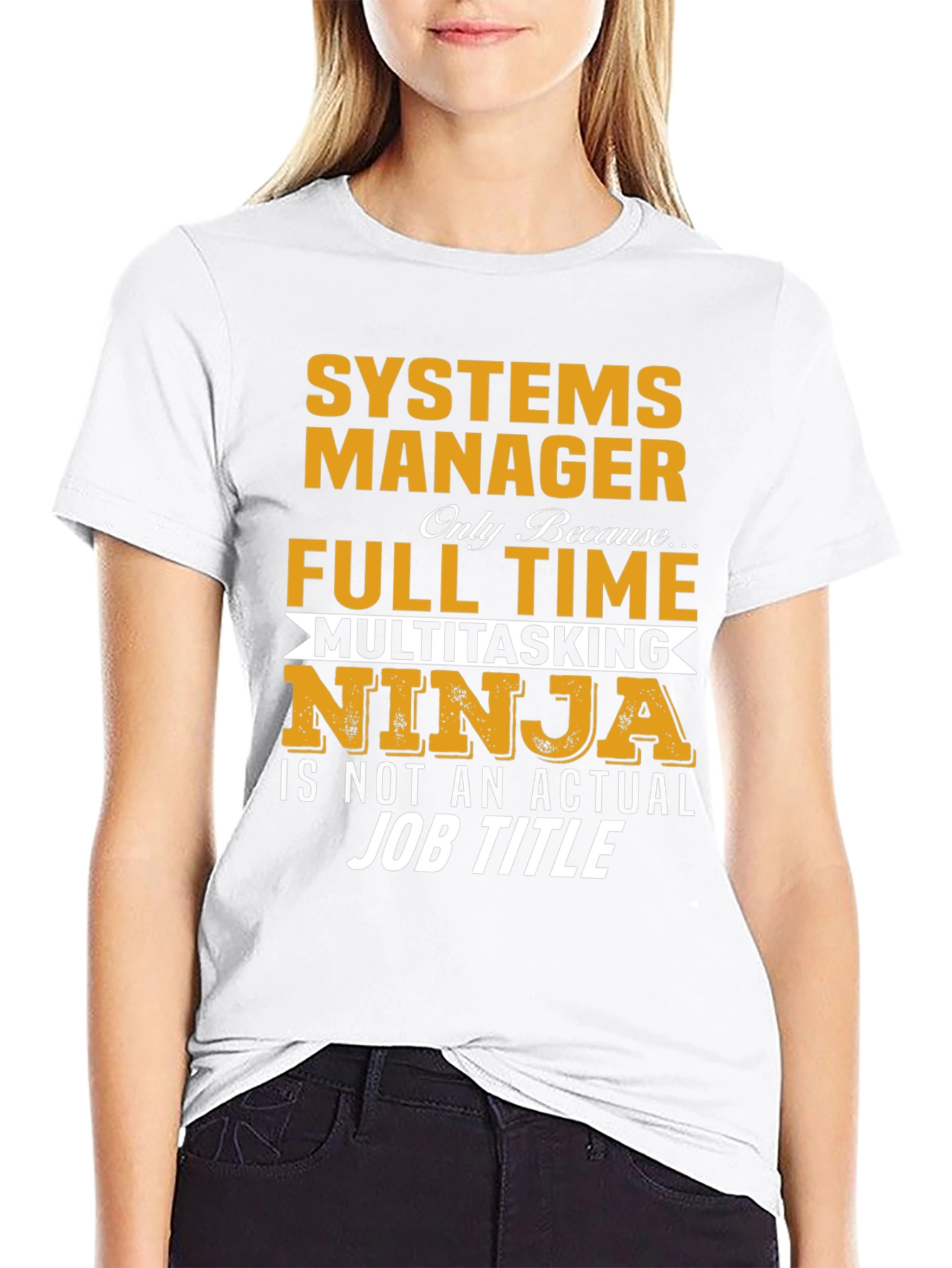 Systems Manager T-Shirt - Multitasking Ninja Job Title