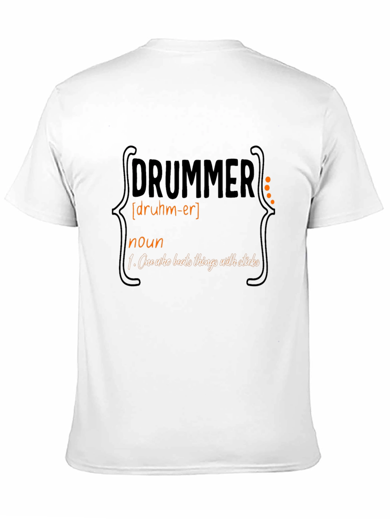 Drummer Definition Graphic Tee - Black