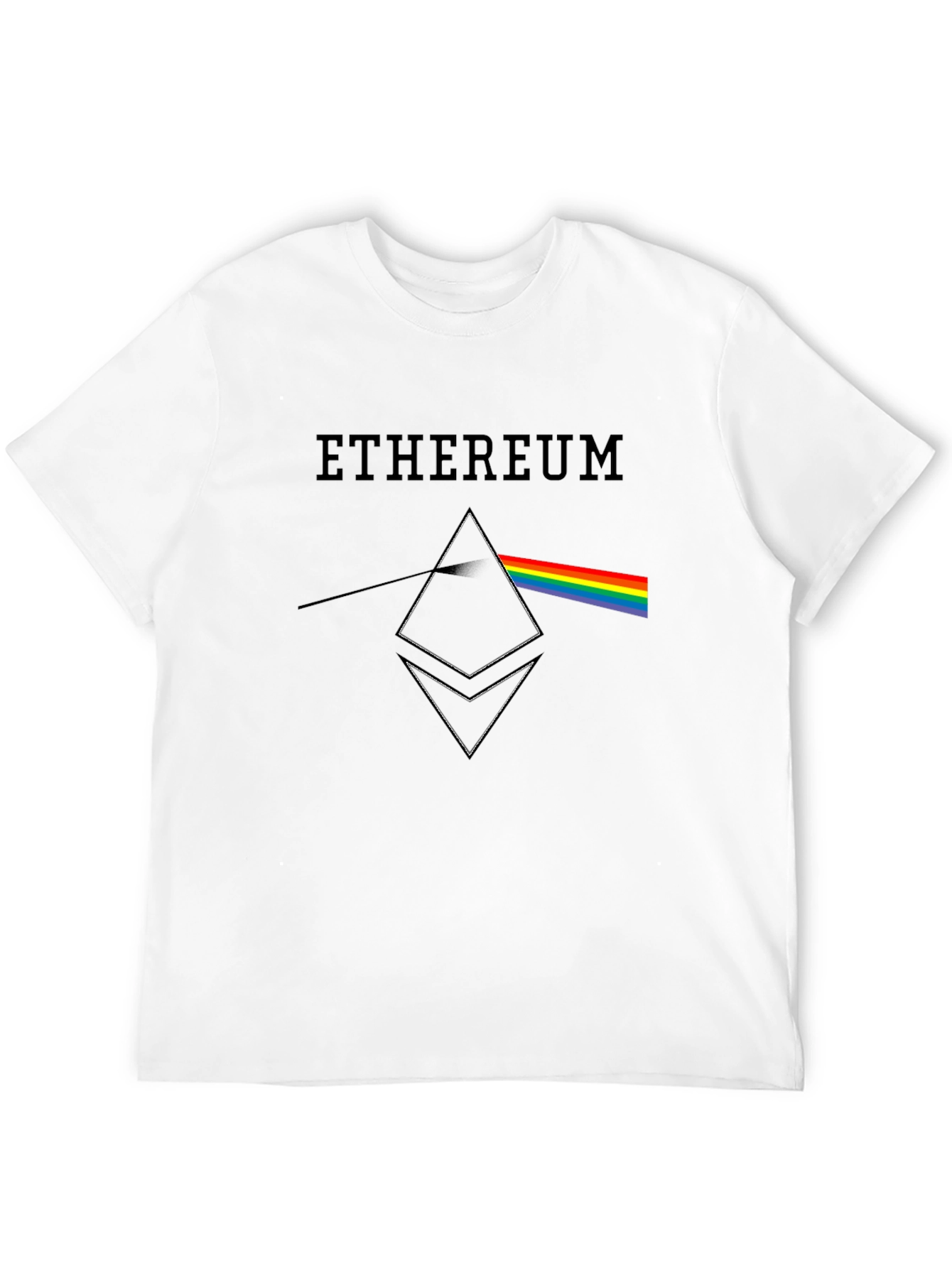 Ethereum Prism T-Shirt - Dark Side Crypto Tee