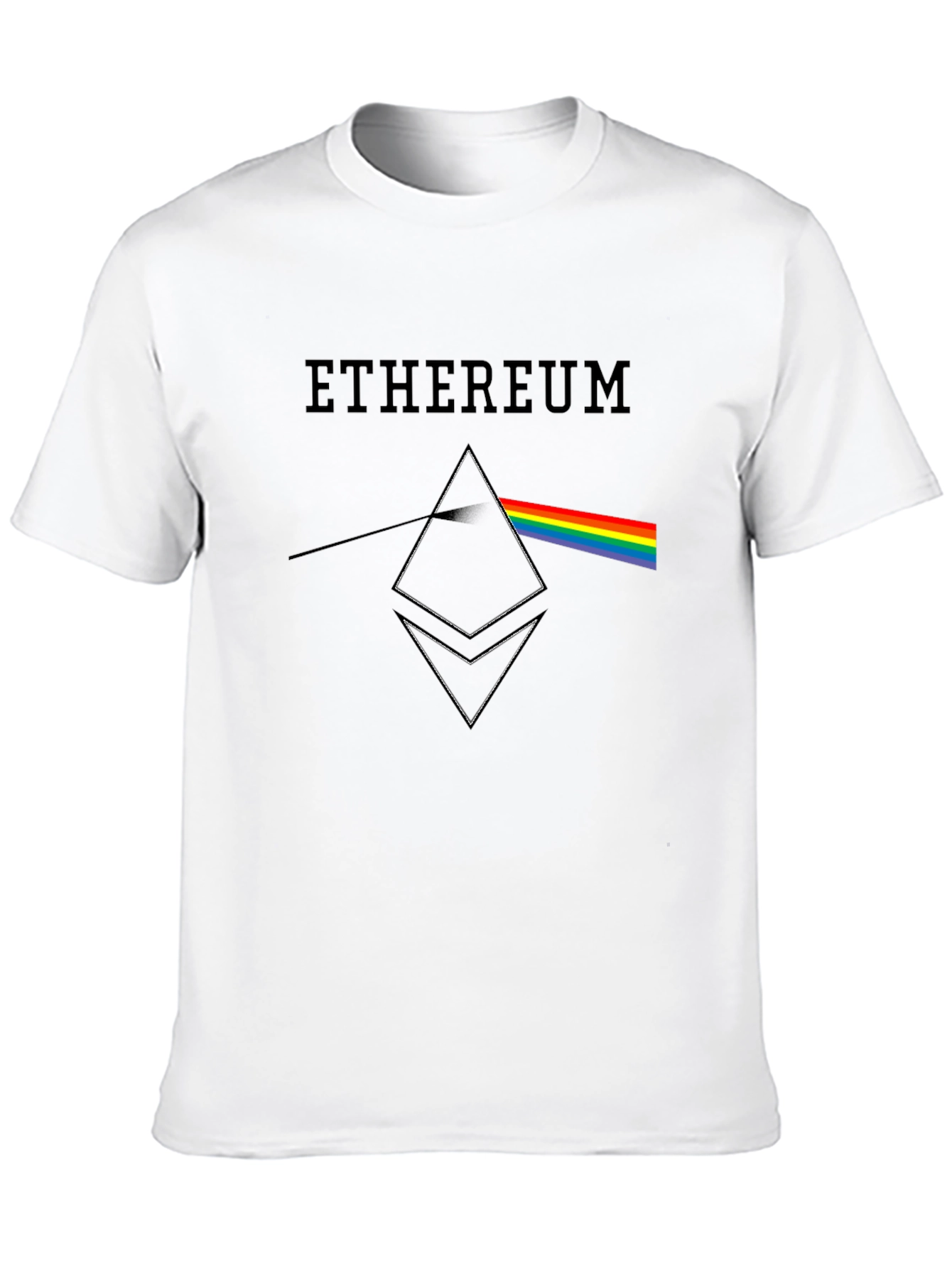 Ethereum Prism T-Shirt - Dark Side Crypto Tee