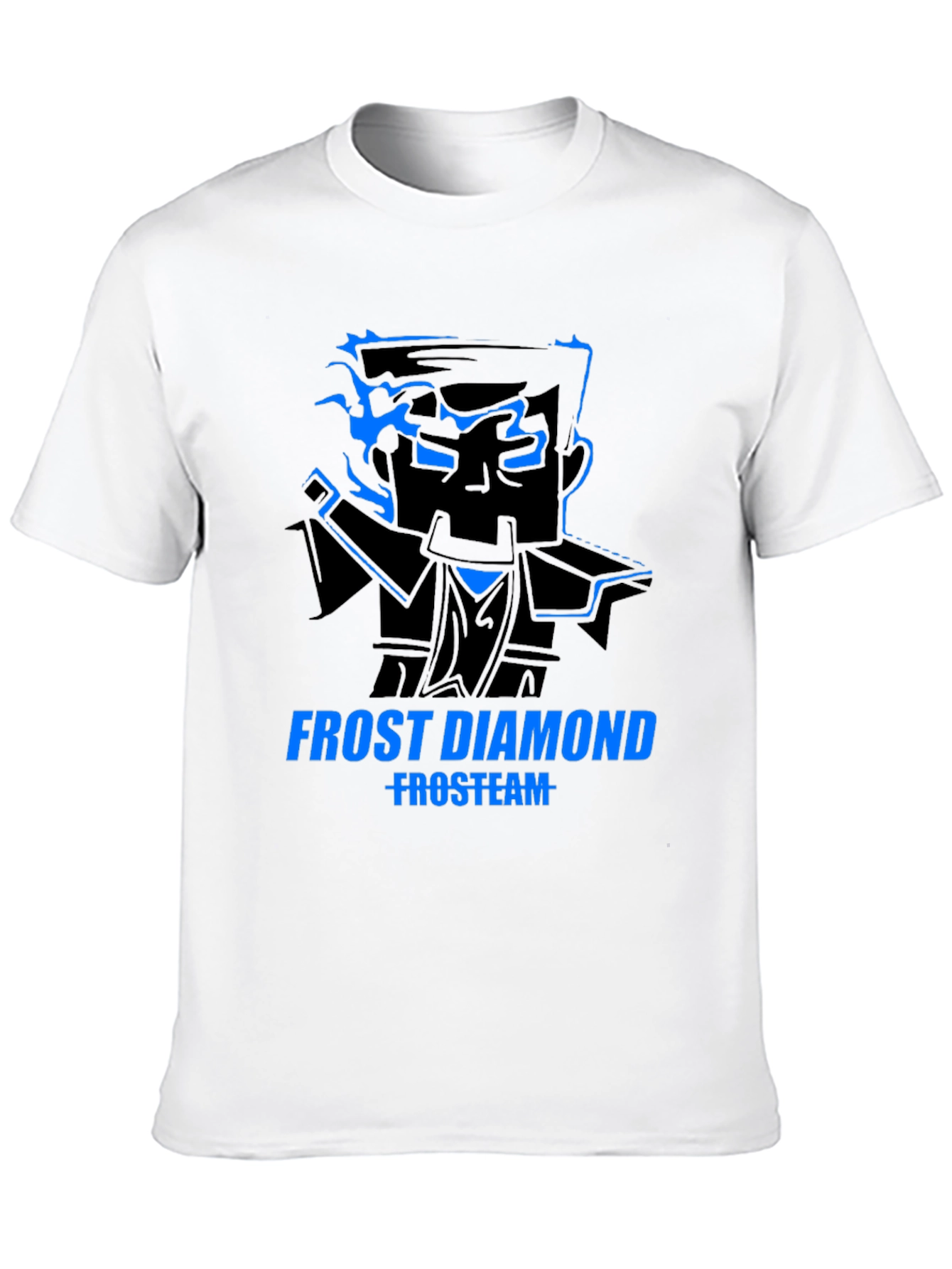 Frost Diamond Graphic T-Shirt - Black