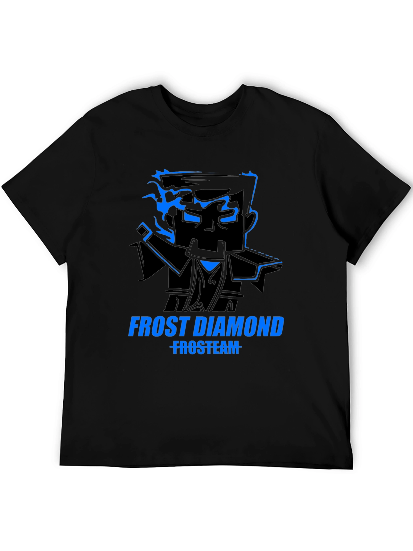 Frost Diamond Graphic T-Shirt - Black