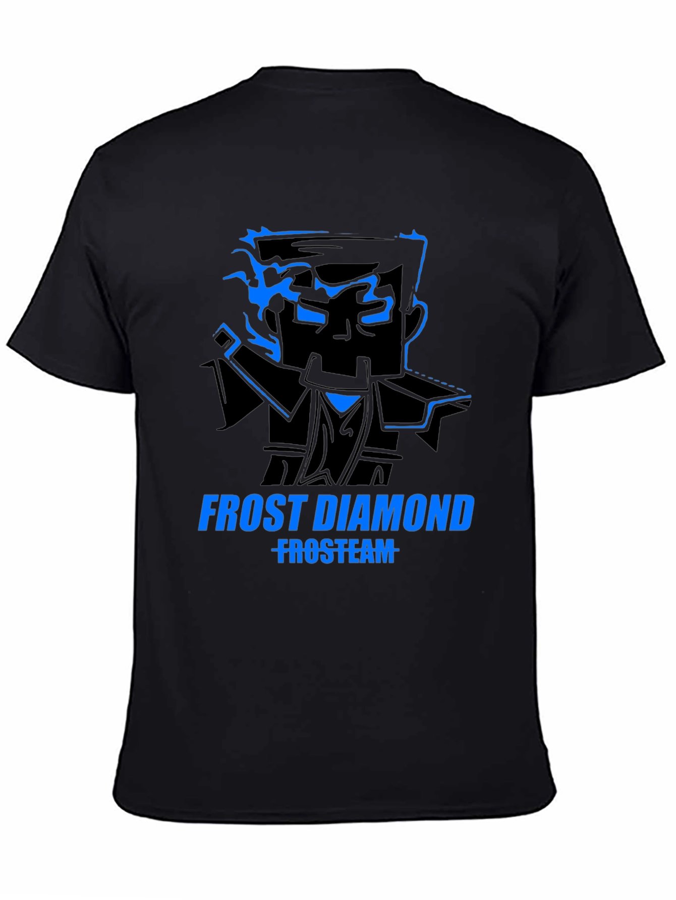 Frost Diamond Graphic T-Shirt - Black