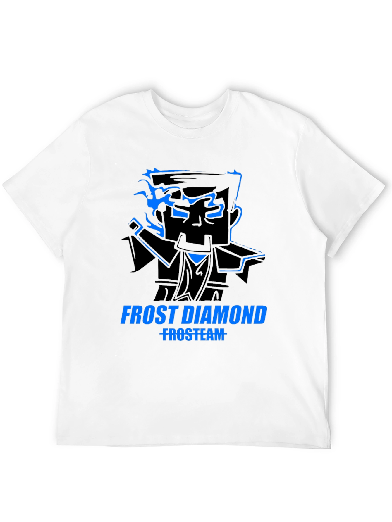 Frost Diamond Graphic T-Shirt - Black
