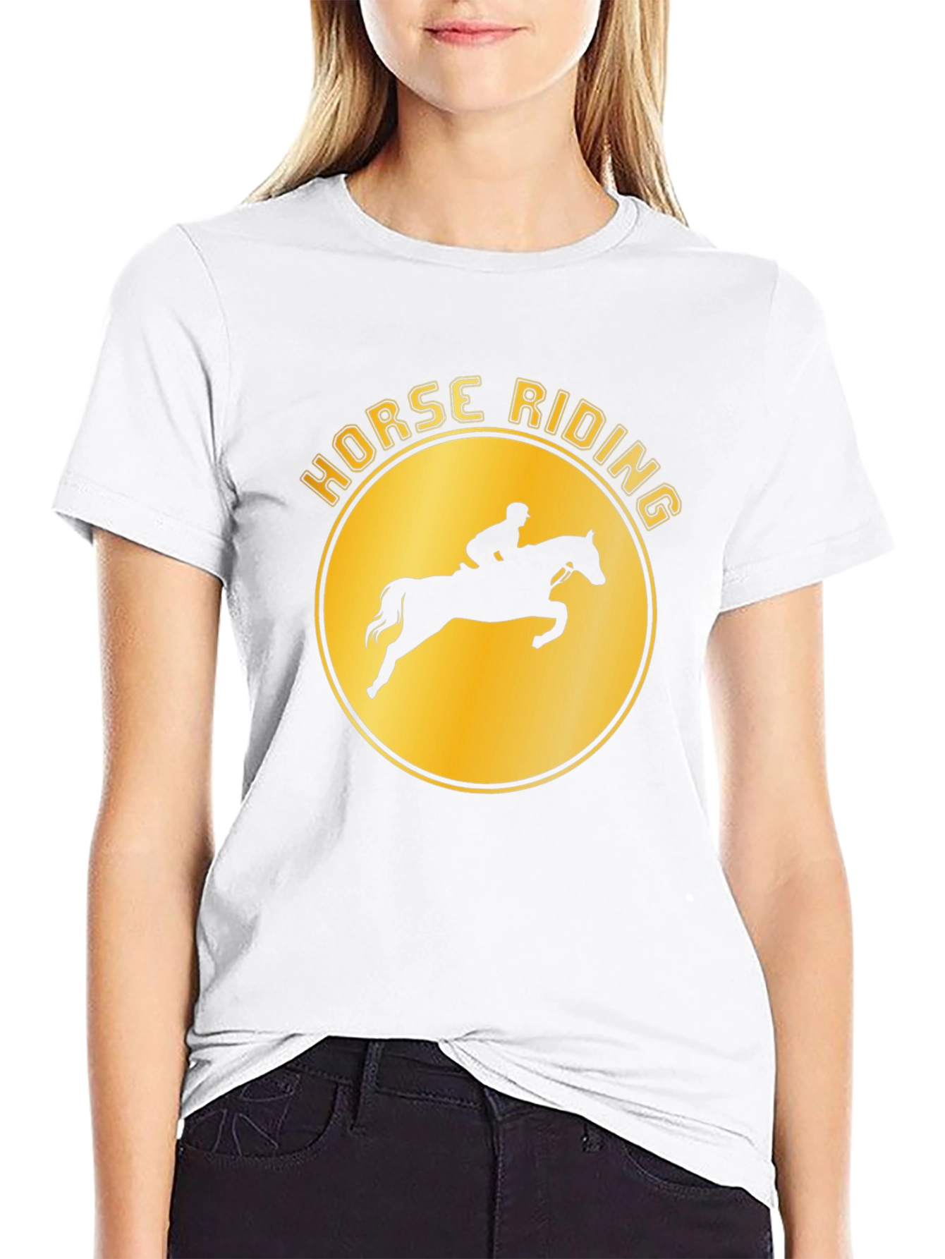 Horse Riding T-Shirt - Equestrian Graphic Tee