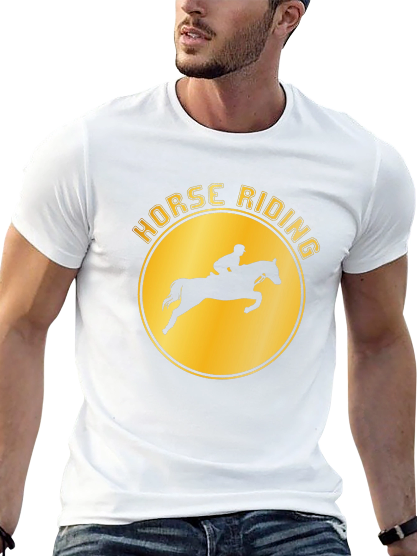 Horse Riding T-Shirt - Equestrian Graphic Tee