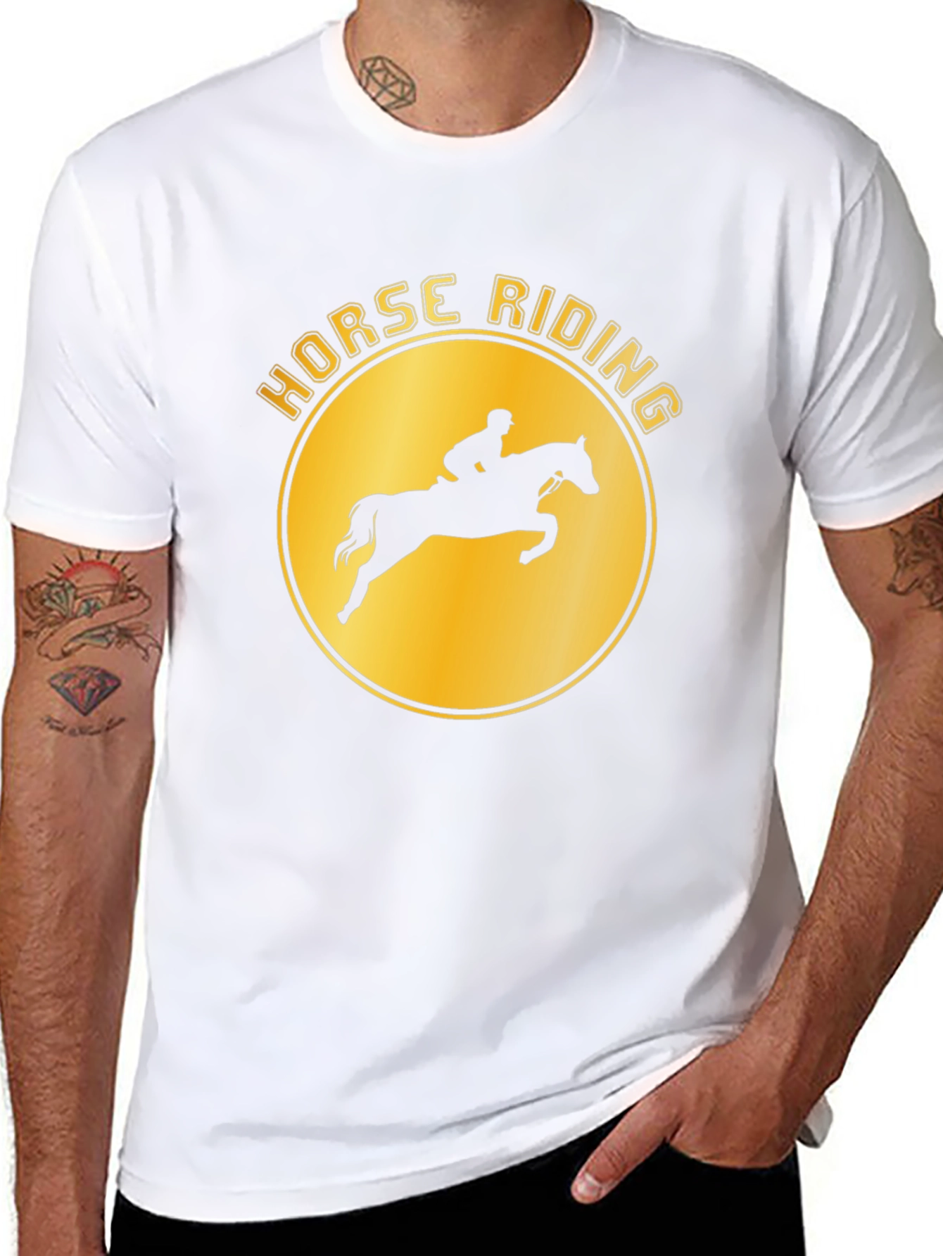 Horse Riding T-Shirt - Equestrian Graphic Tee