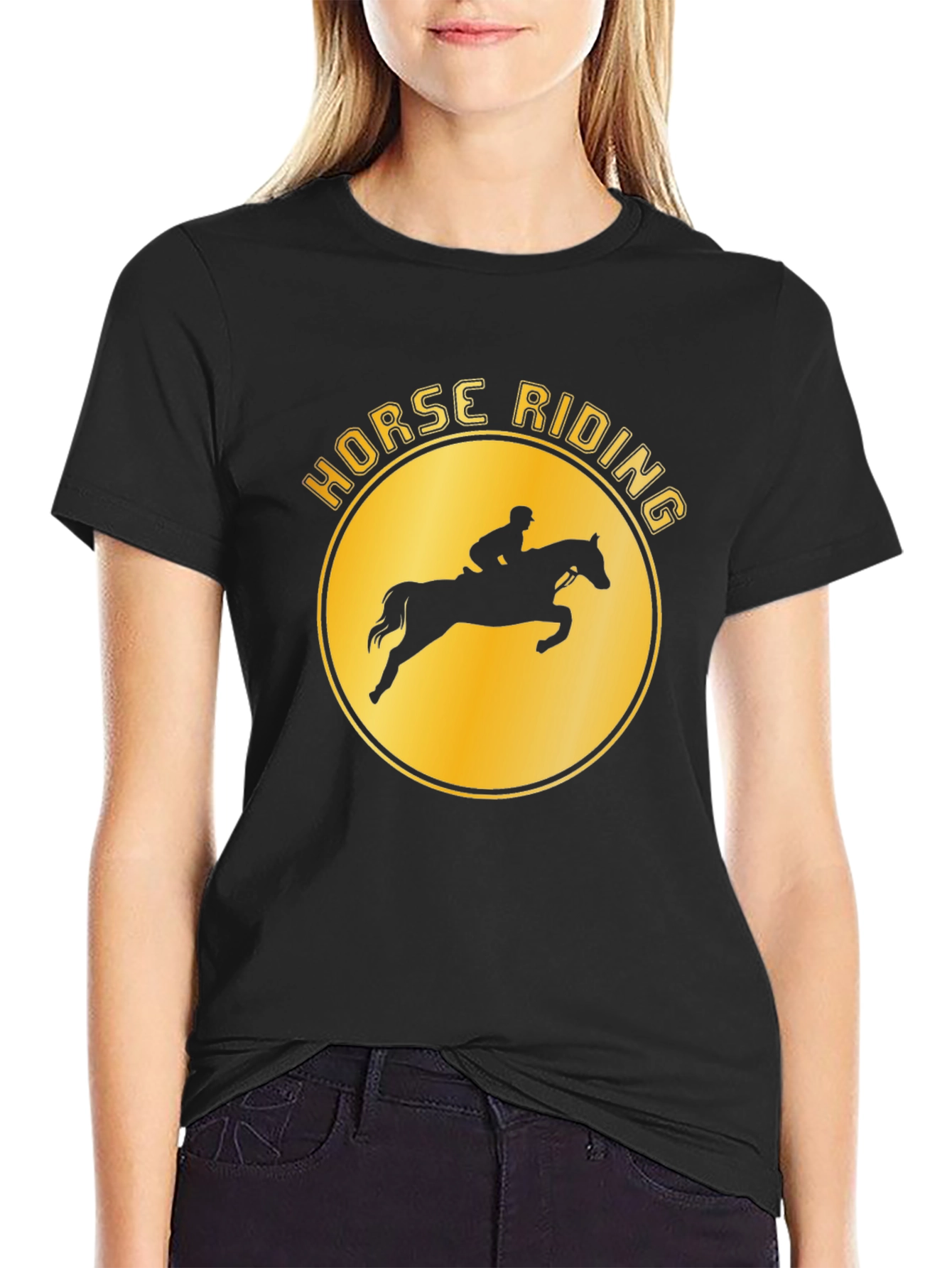 Horse Riding T-Shirt - Equestrian Graphic Tee