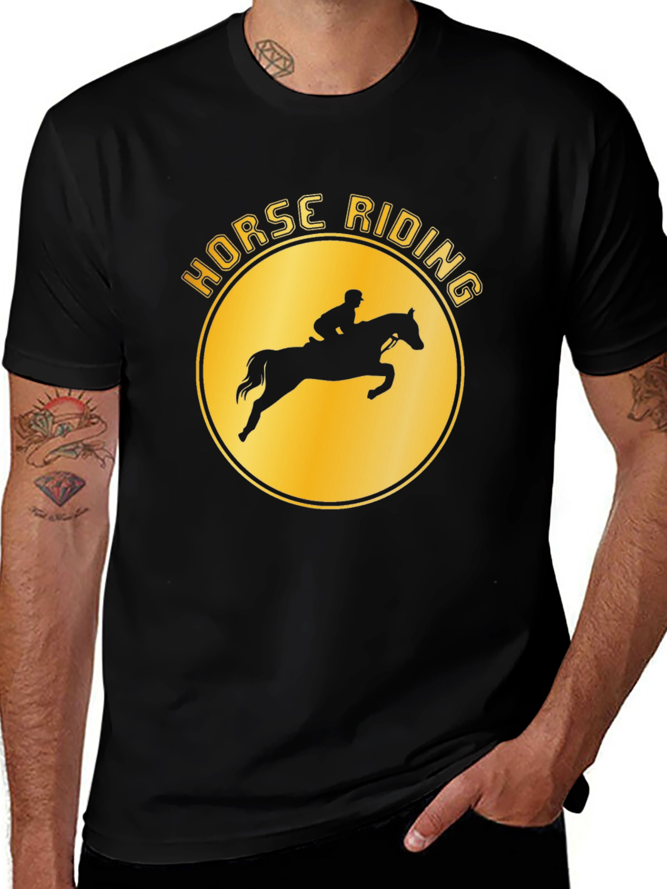 Horse Riding T-Shirt - Equestrian Graphic Tee