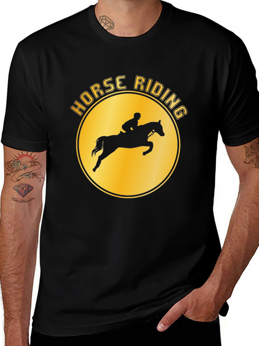 Horse Riding T-Shirt - Equestrian Graphic Tee