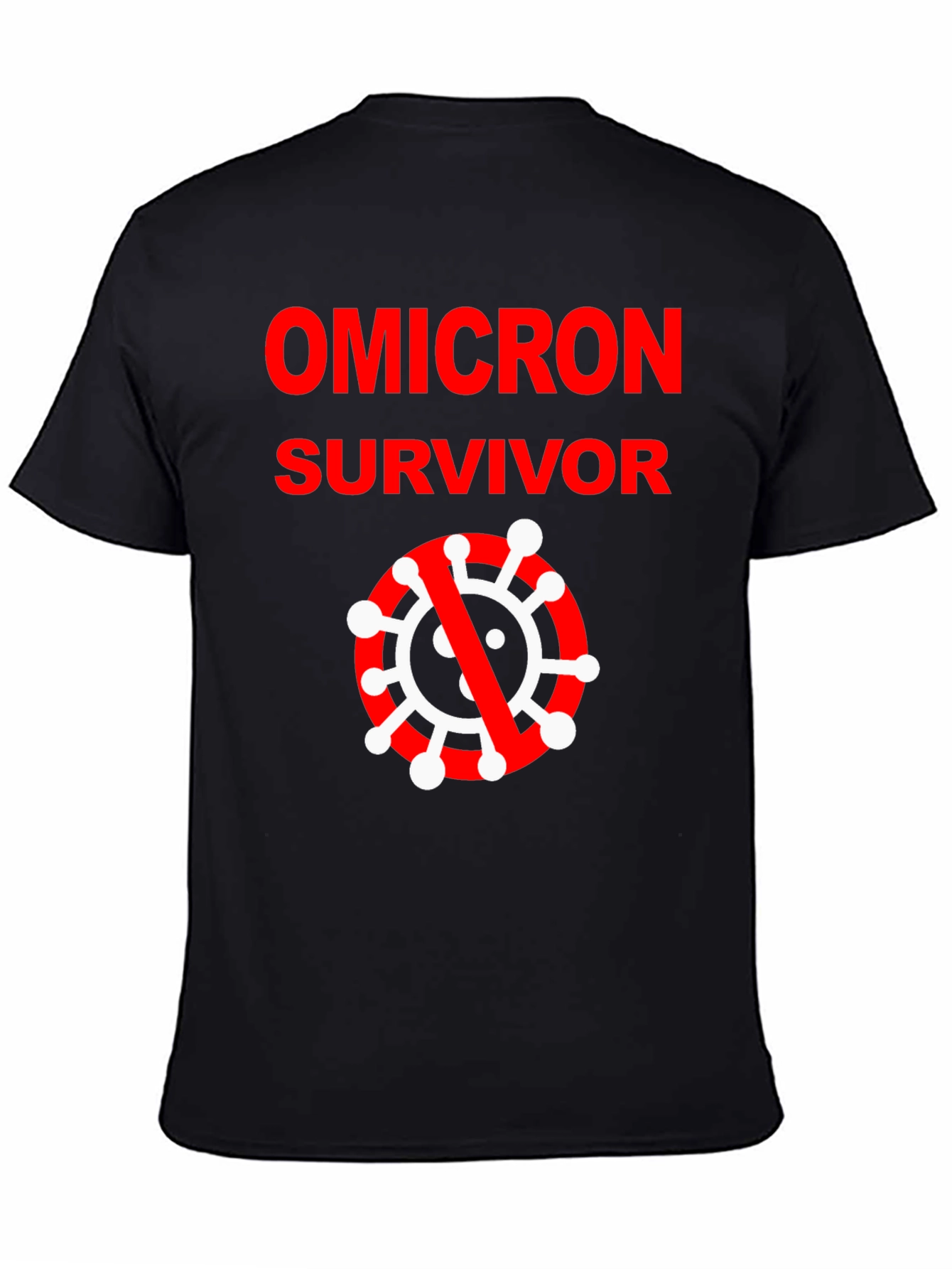 Omicron Survivor Black T-Shirt