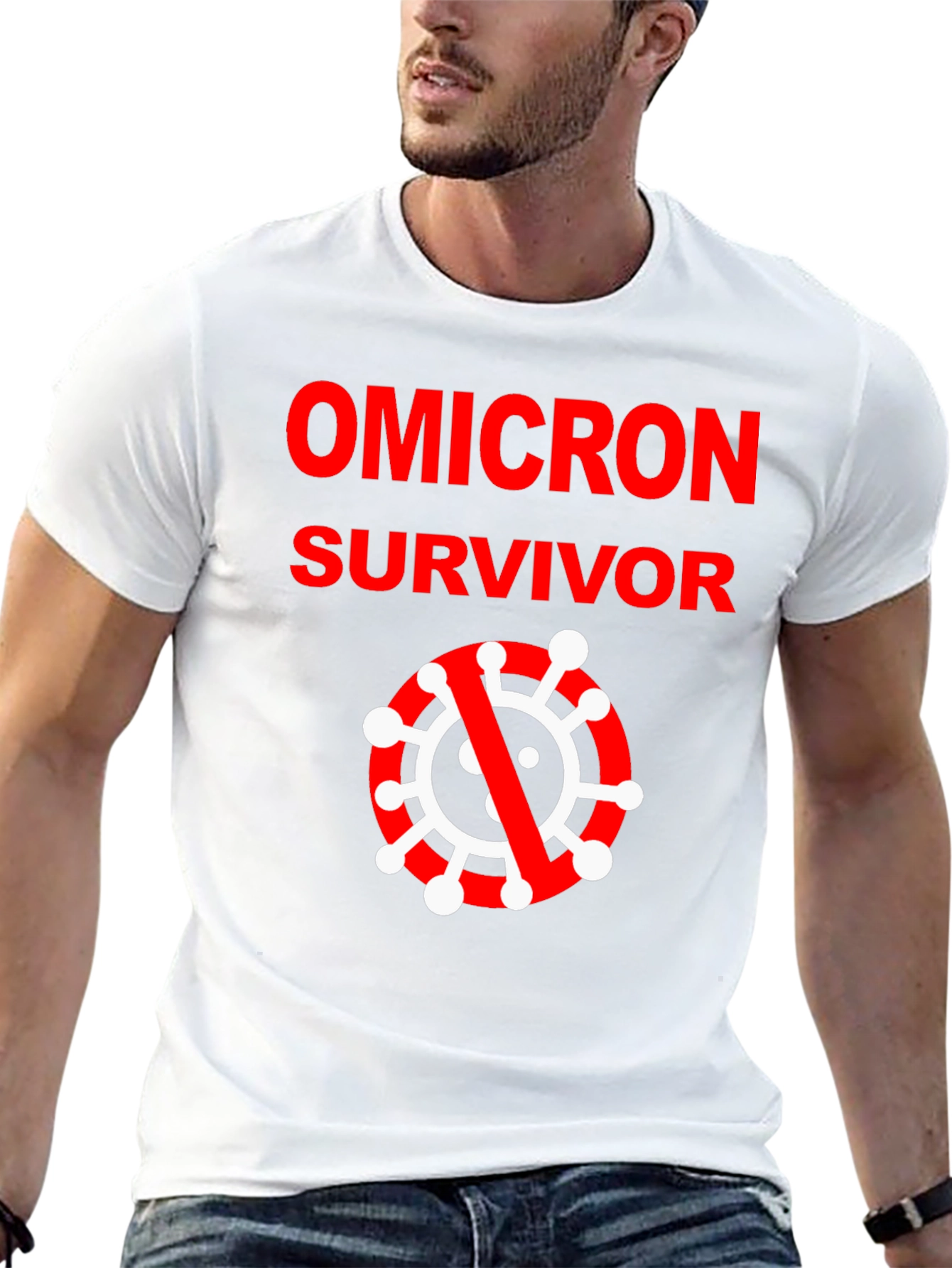 Omicron Survivor Black T-Shirt