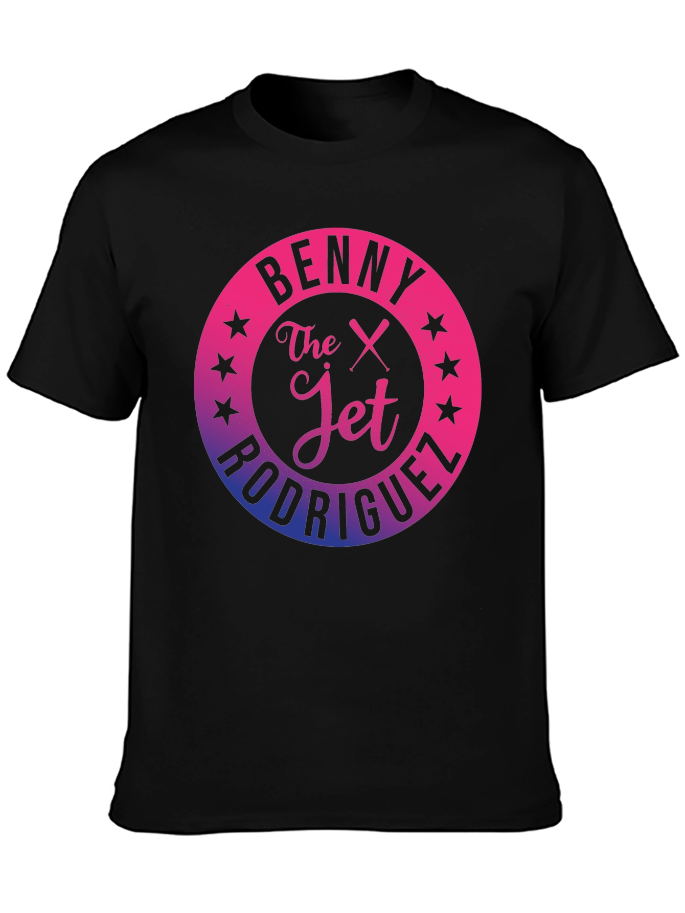 Benny The Jet Rodriguez Gradient Graphic T-Shirt