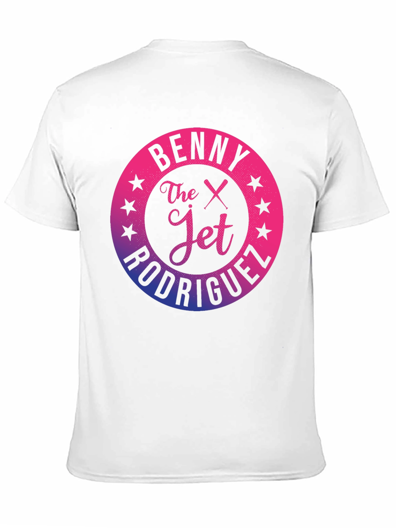 Benny The Jet Rodriguez Gradient Graphic T-Shirt