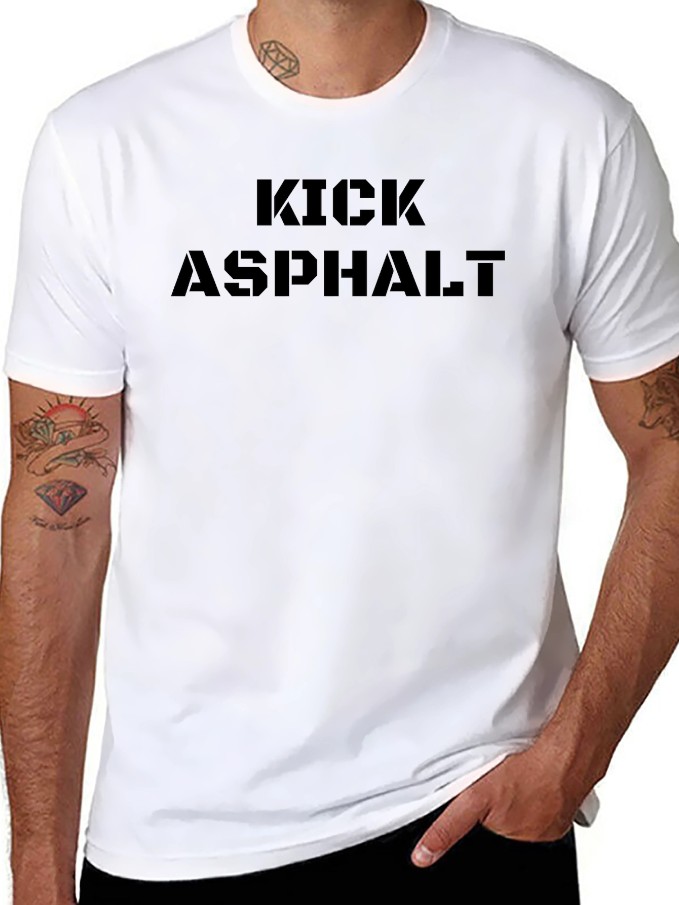 Kick Asphalt T-Shirt - Motivational Tee