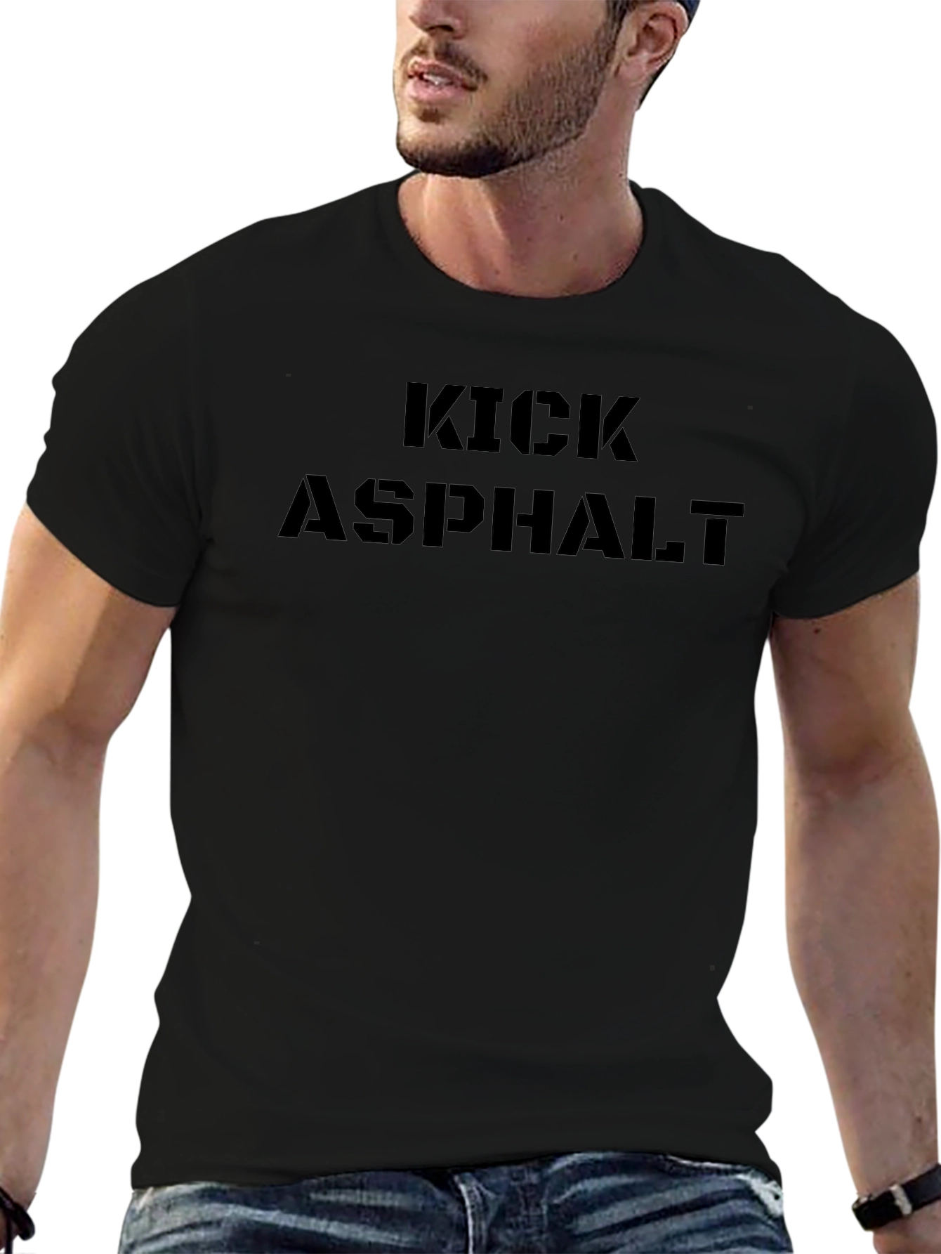 Kick Asphalt T-Shirt - Motivational Tee