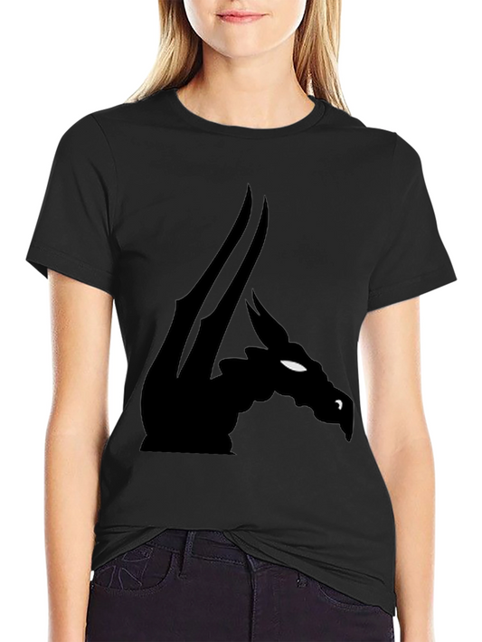Dragon Silhouette Black T-Shirt