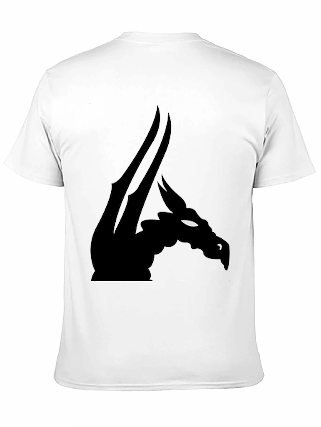 Dragon Silhouette Black T-Shirt