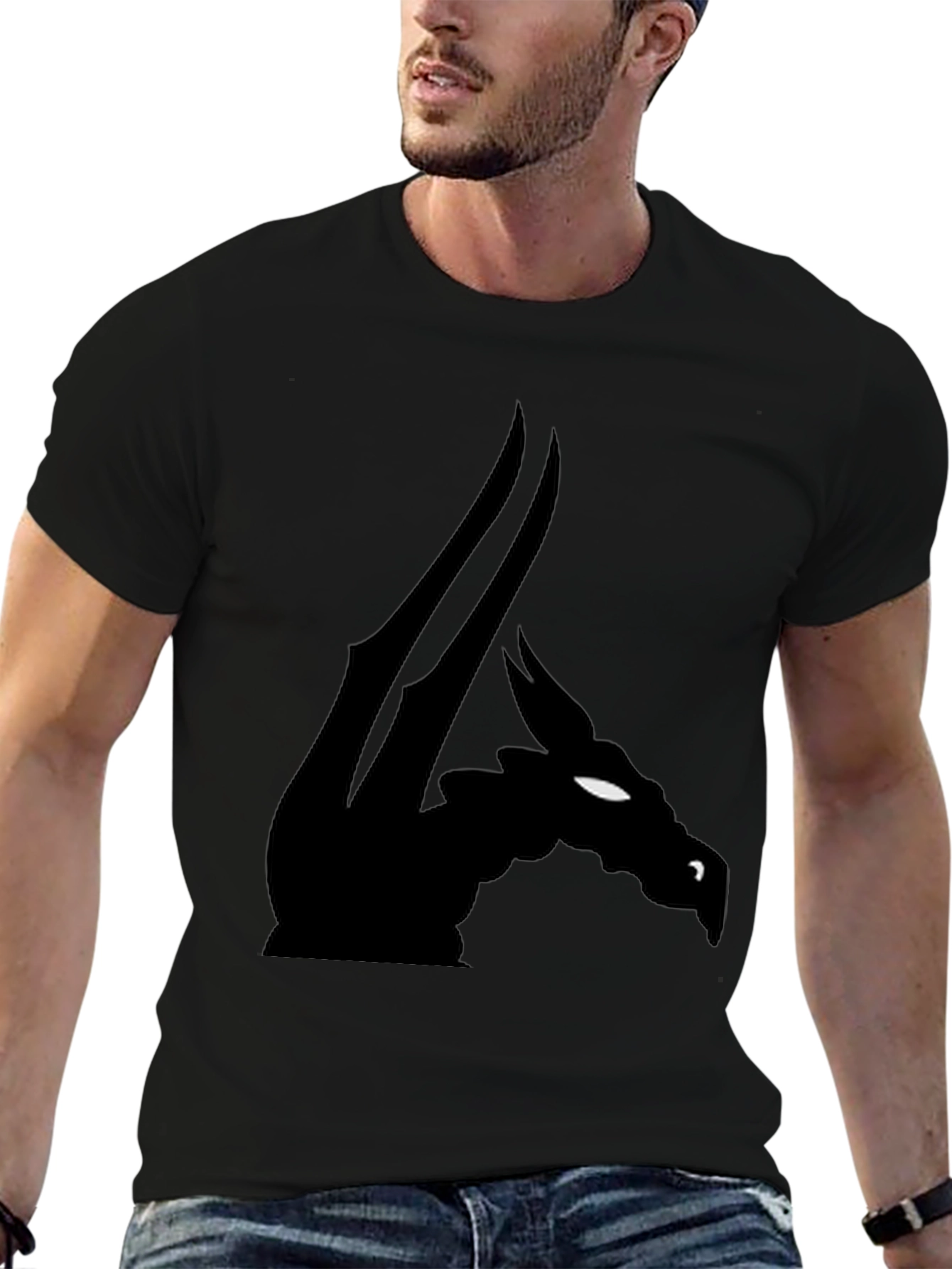 Dragon Silhouette Black T-Shirt