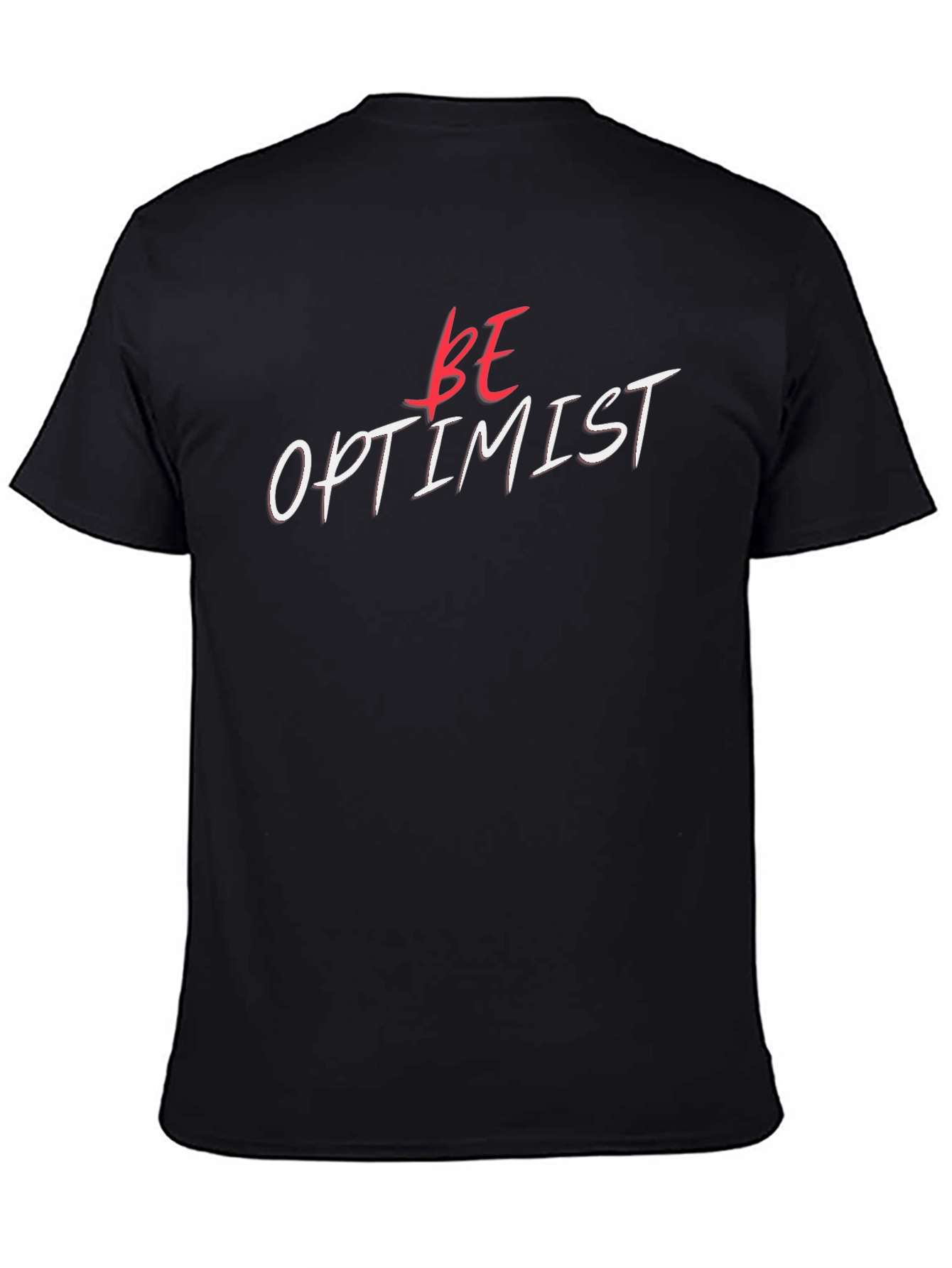 Be Optimist Black Graphic Tee