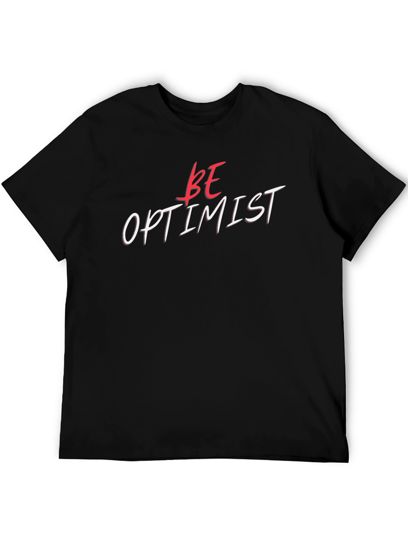 Be Optimist Black Graphic Tee