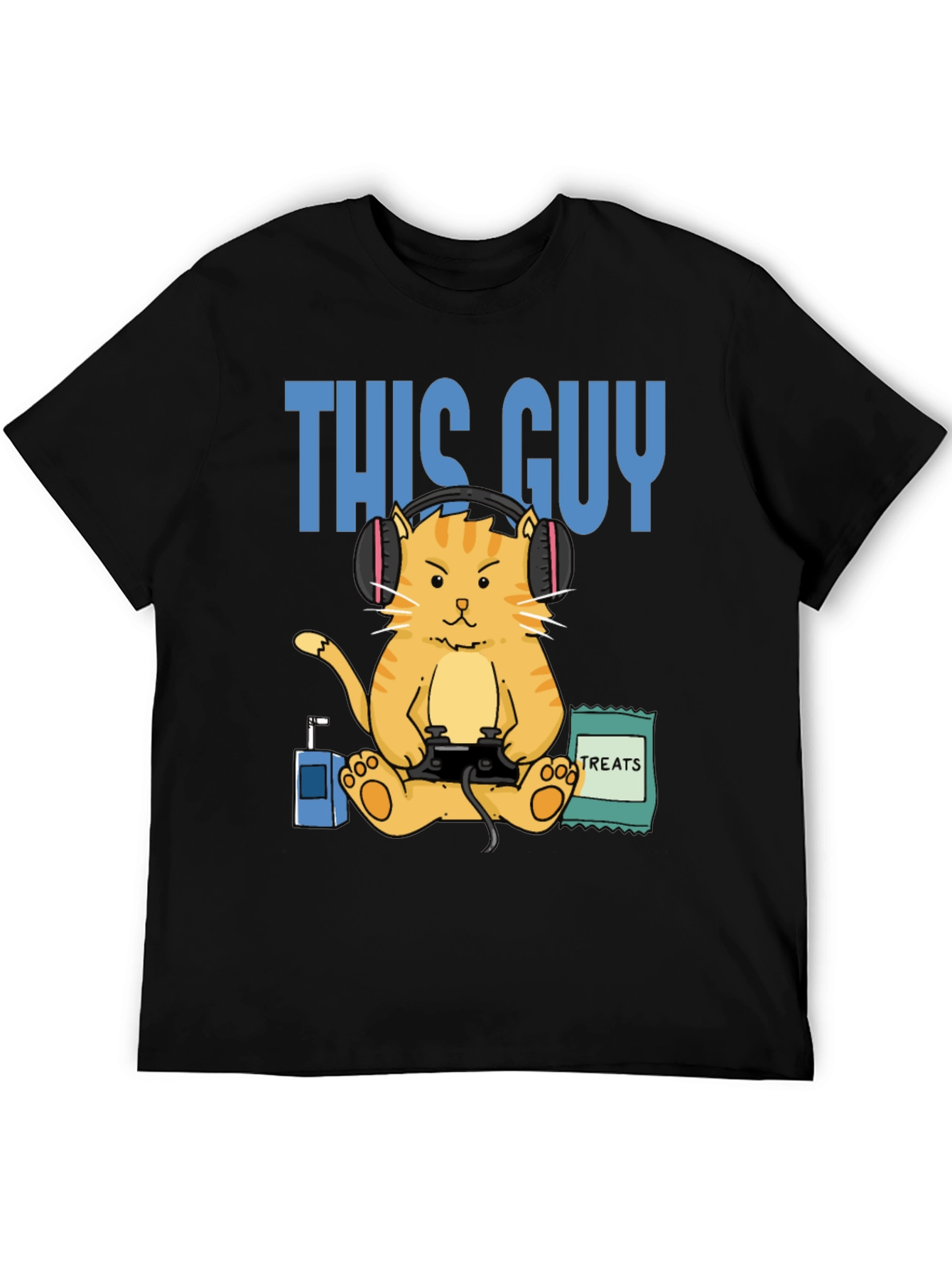 This Guy Gamer Cat T-Shirt - Funny Gaming Tee