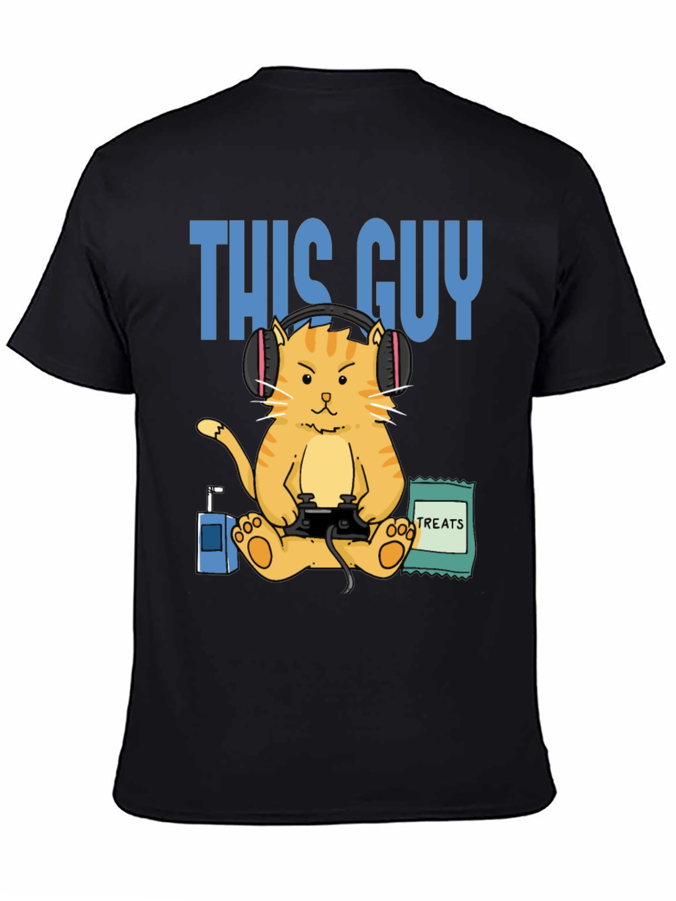 This Guy Gamer Cat T-Shirt - Funny Gaming Tee