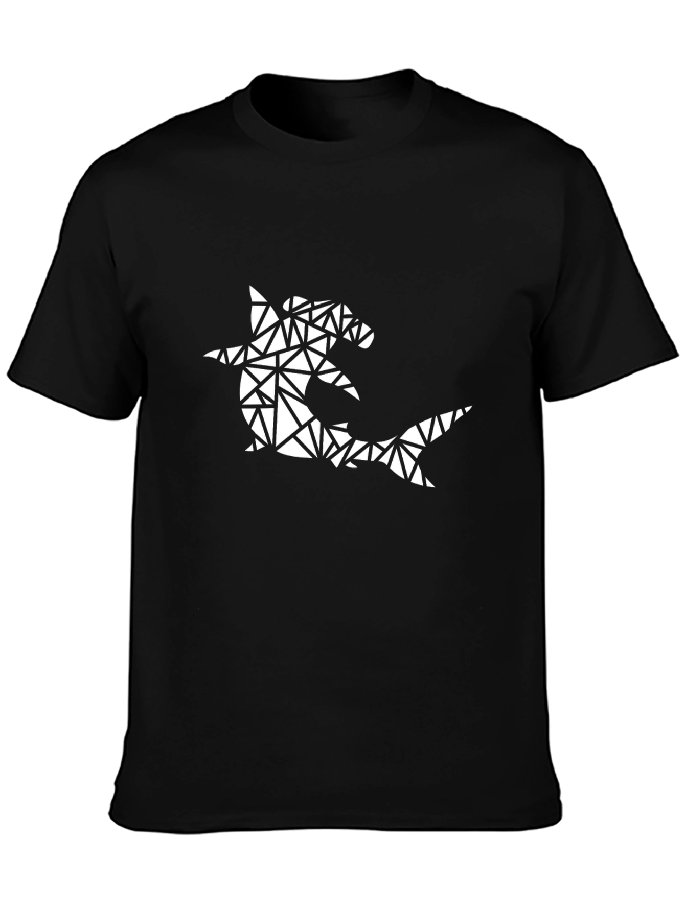 Geometric Hammerhead Shark T-Shirt
