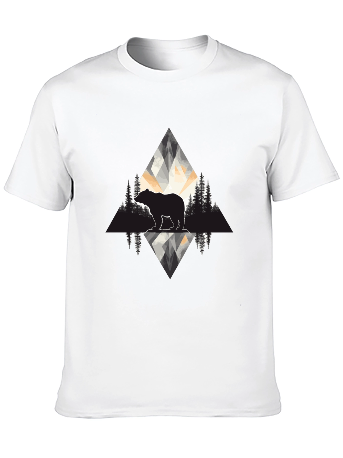 Black Bear Graphic Tee - Mountain Wilderness Design