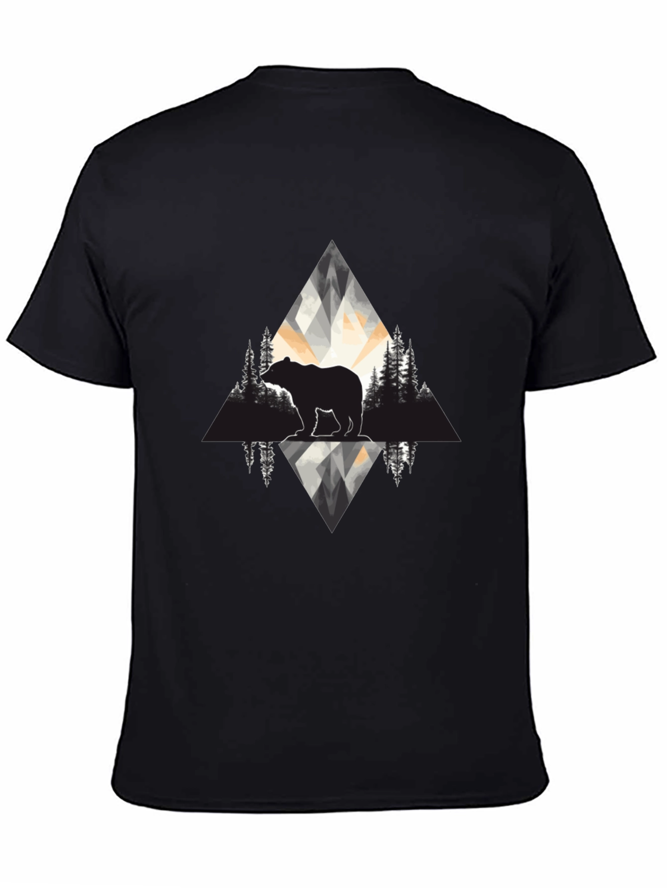 Black Bear Graphic Tee - Mountain Wilderness Design
