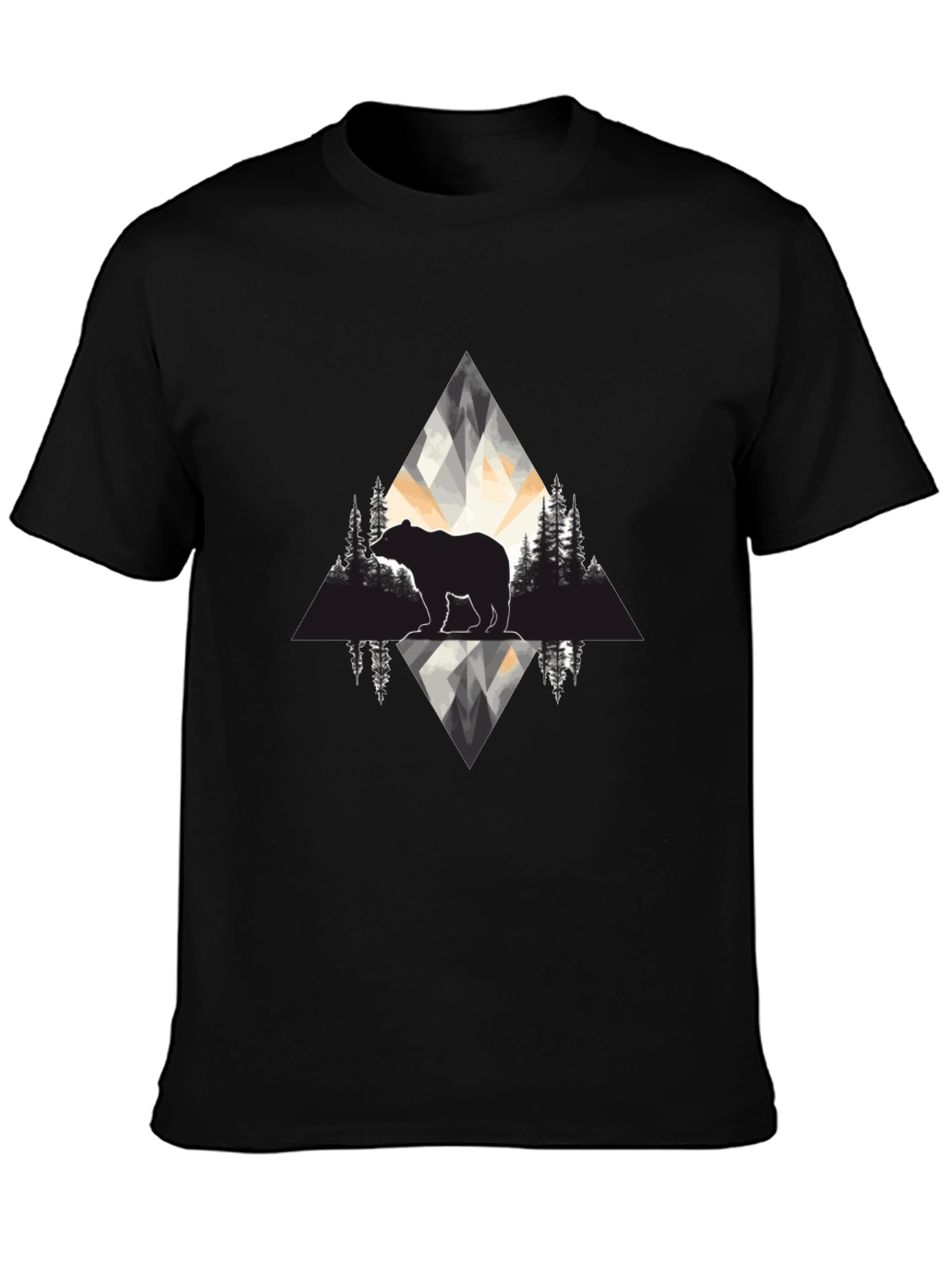 Black Bear Graphic Tee - Mountain Wilderness Design