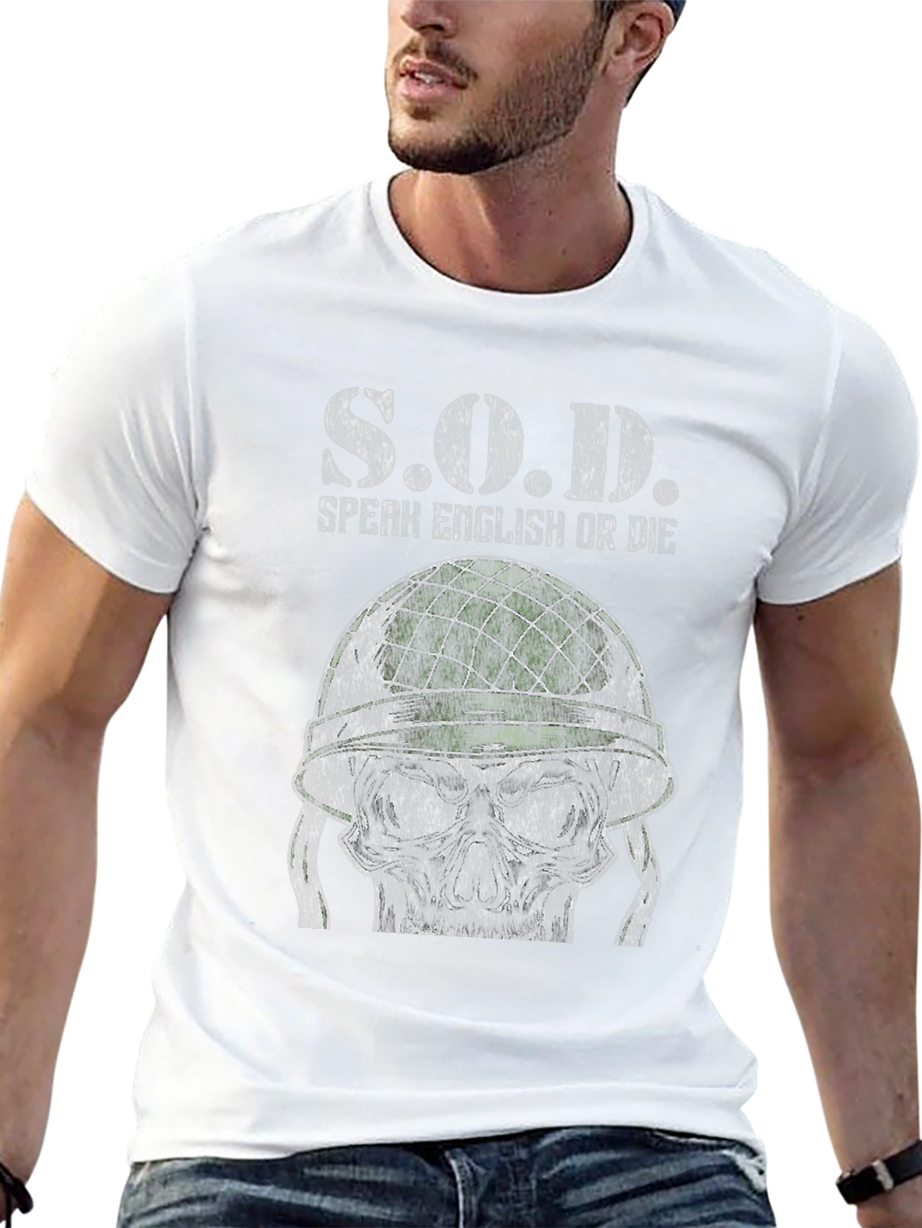 S.O.D. Speak English Or Die Graphic Tee