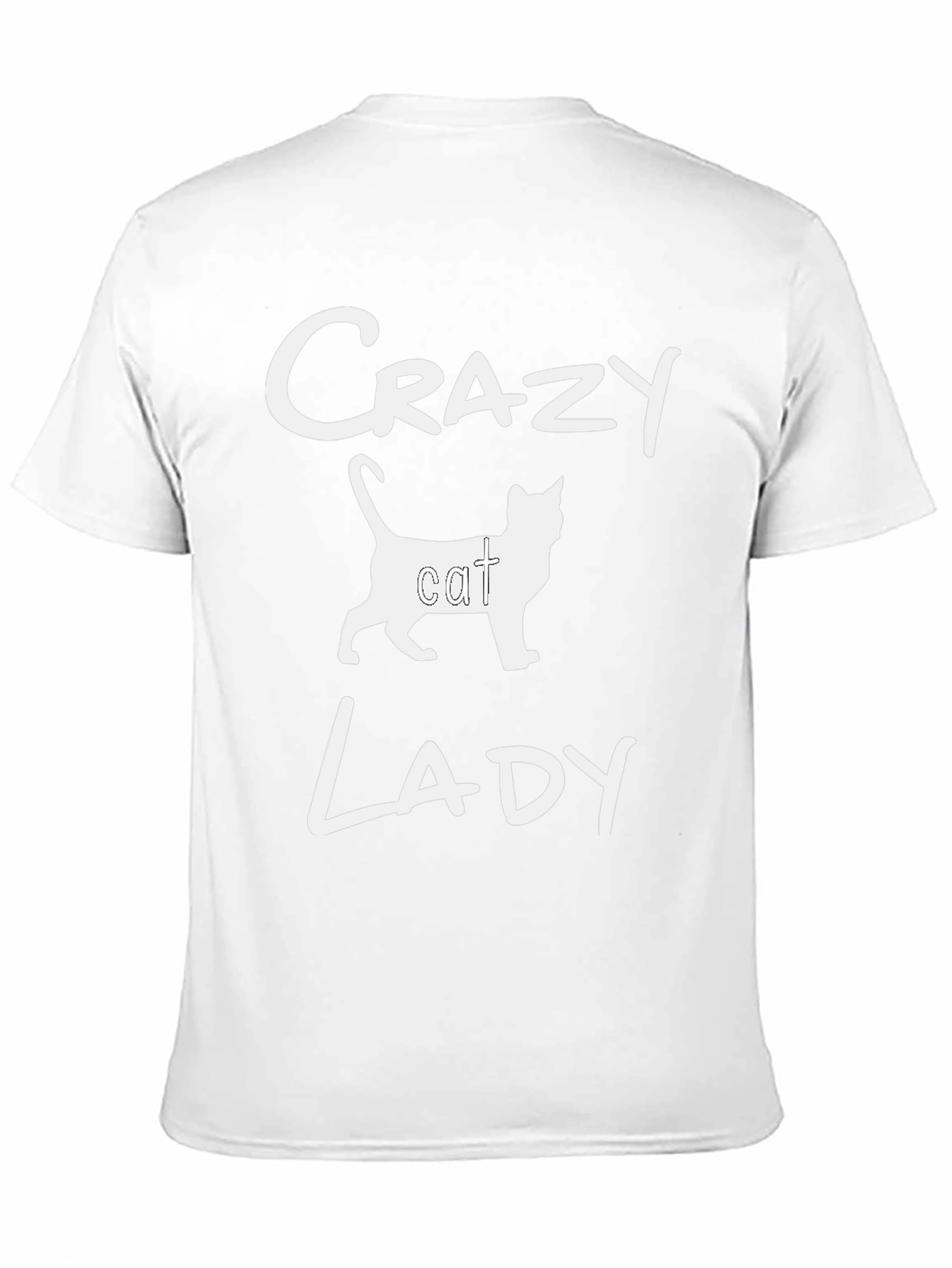 Crazy Cat Lady Graphic Tee - Black