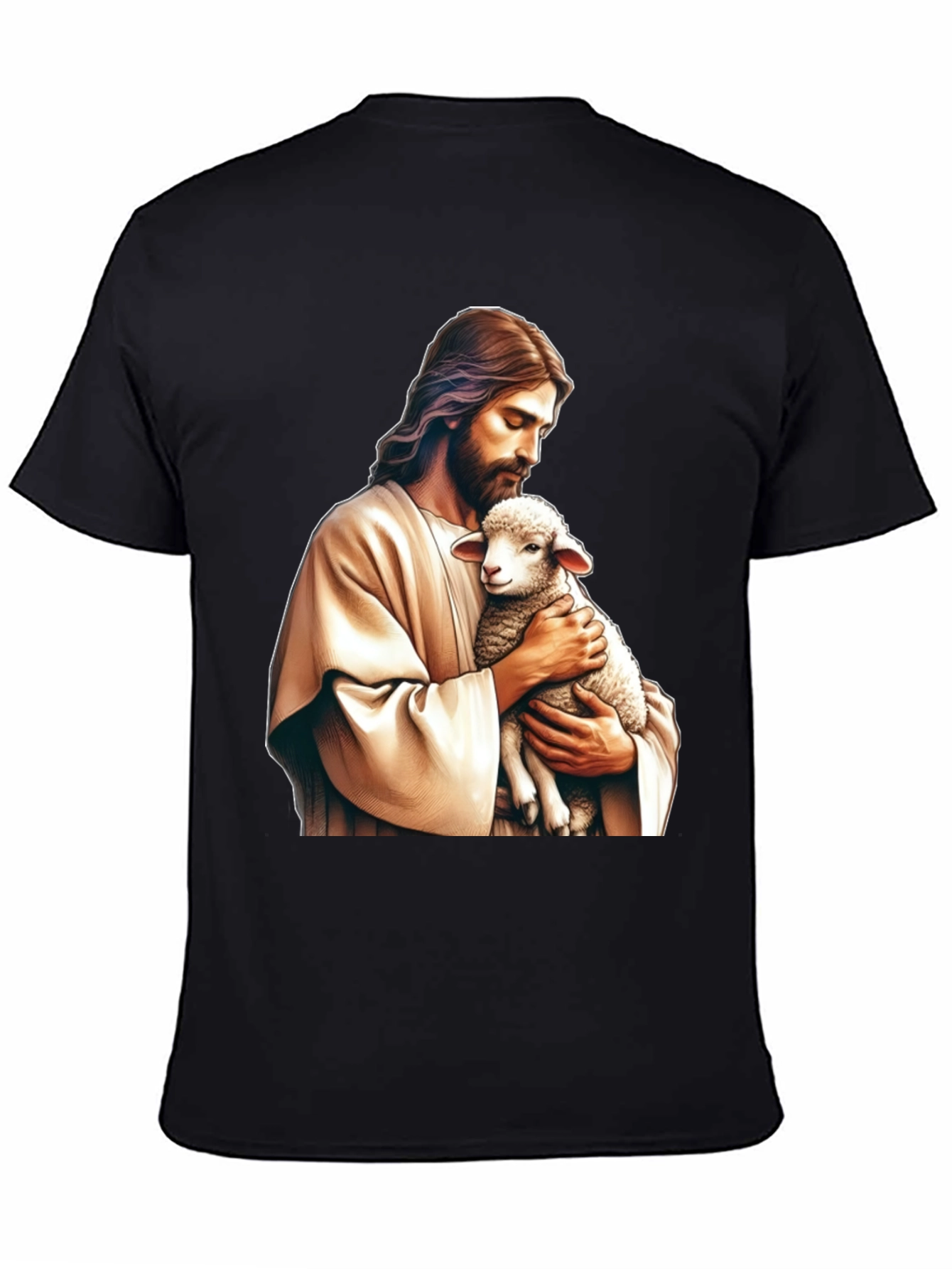Jesus and Lamb Graphic T-Shirt
