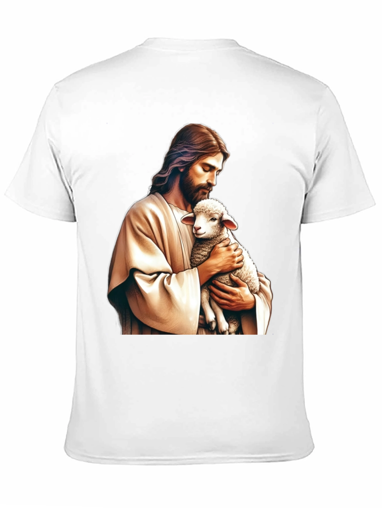 Jesus and Lamb Graphic T-Shirt