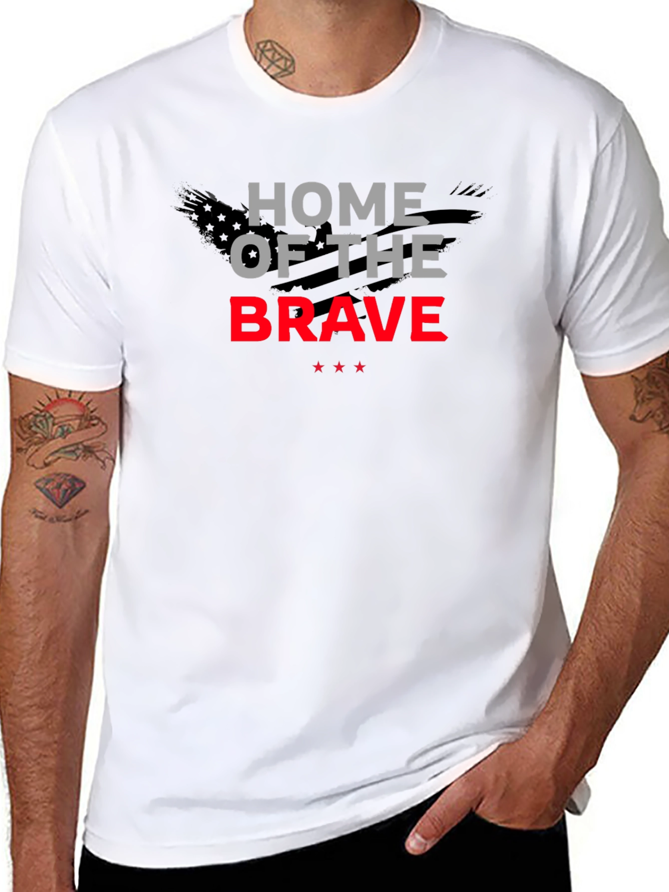 Home of the Brave Graphic T-Shirt