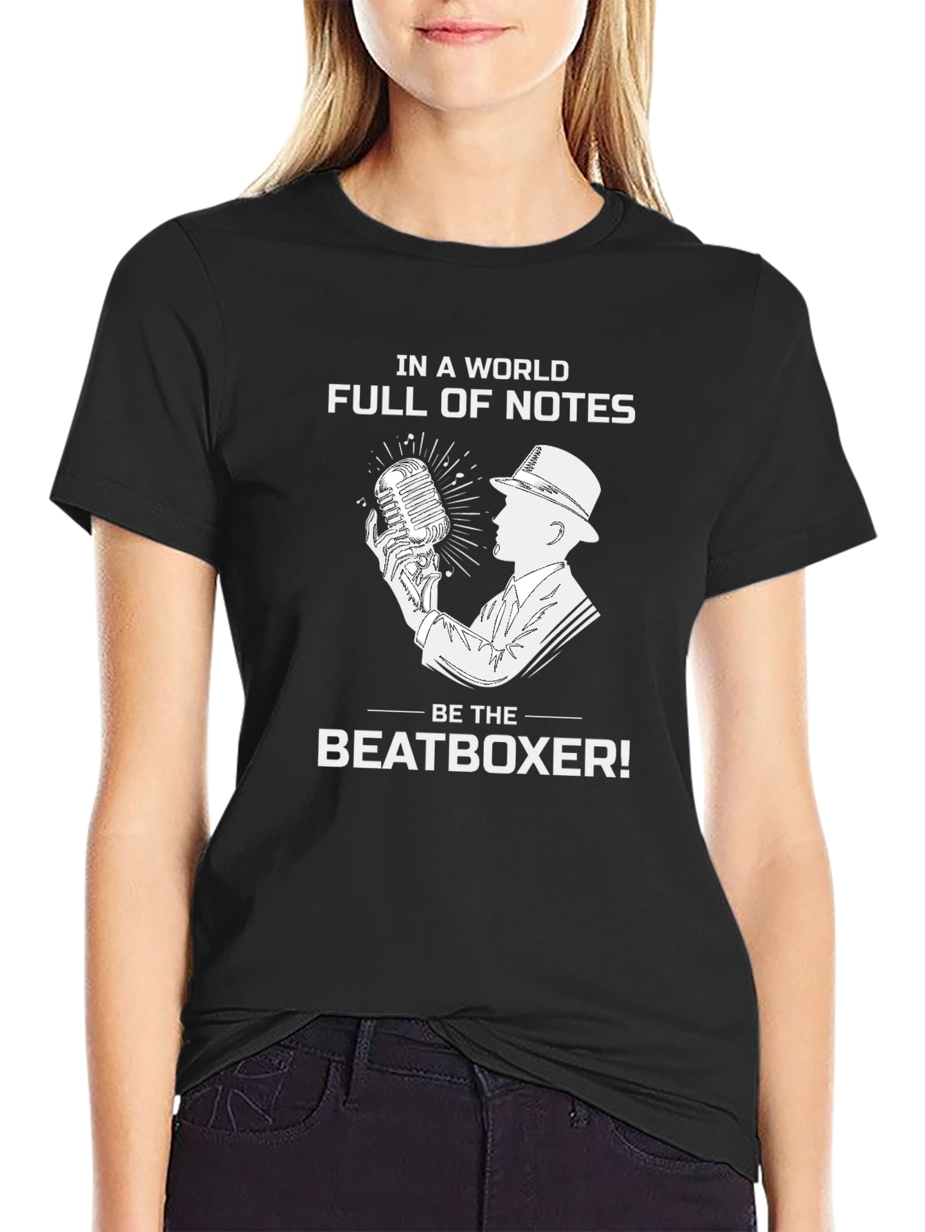 Beatboxer Graphic T-Shirt - Music Lover Tee