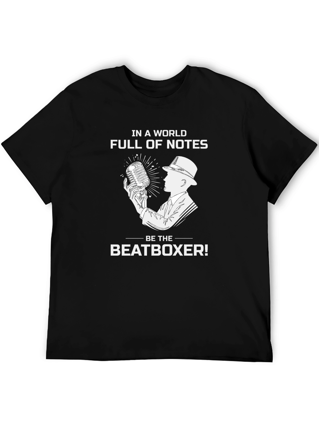 Beatboxer Graphic T-Shirt - Music Lover Tee