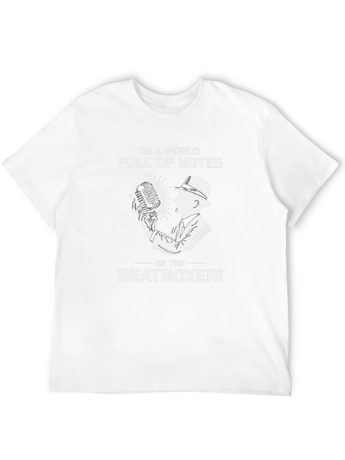 Beatboxer Graphic T-Shirt - Music Lover Tee