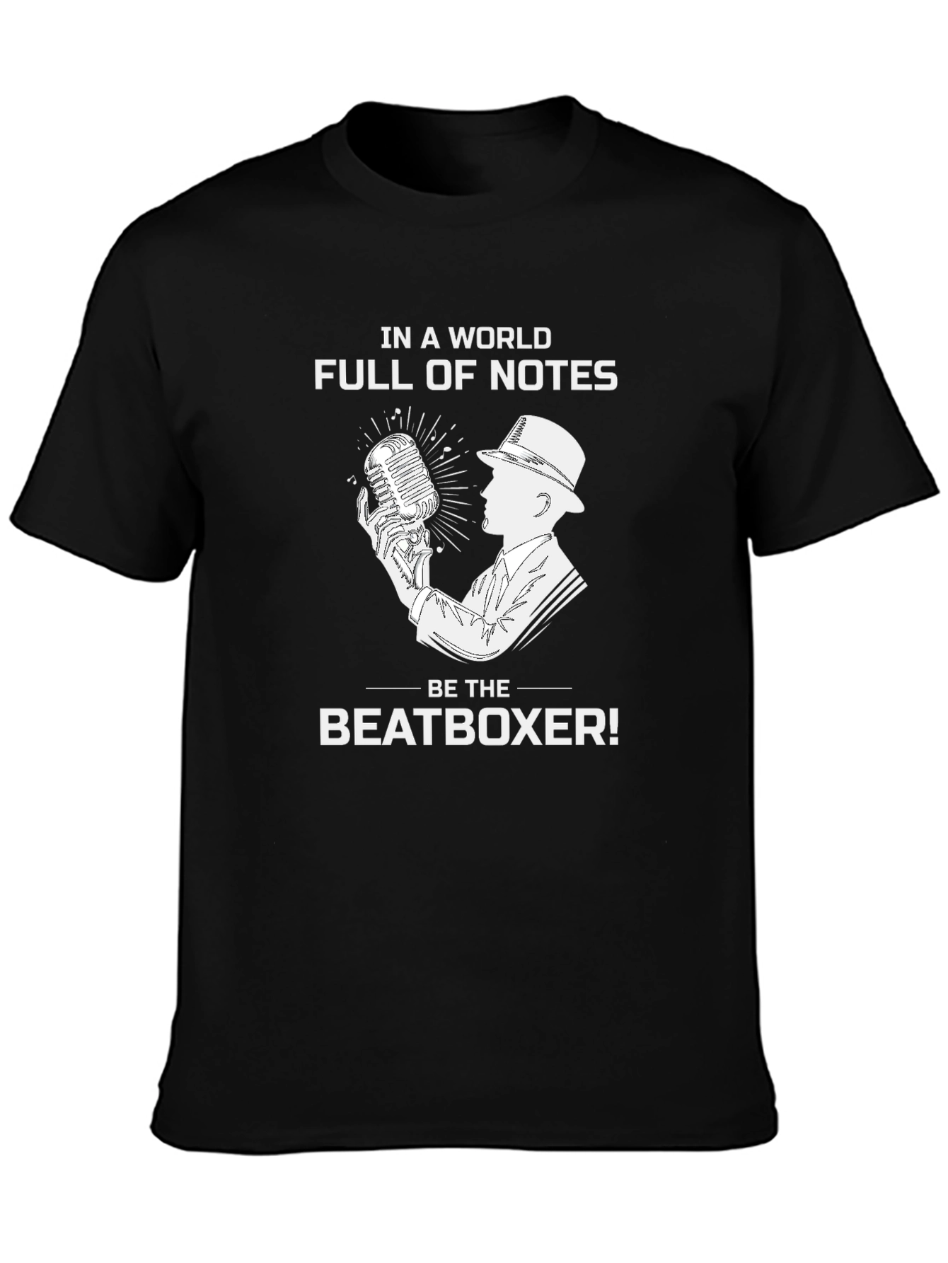 Beatboxer Graphic T-Shirt - Music Lover Tee