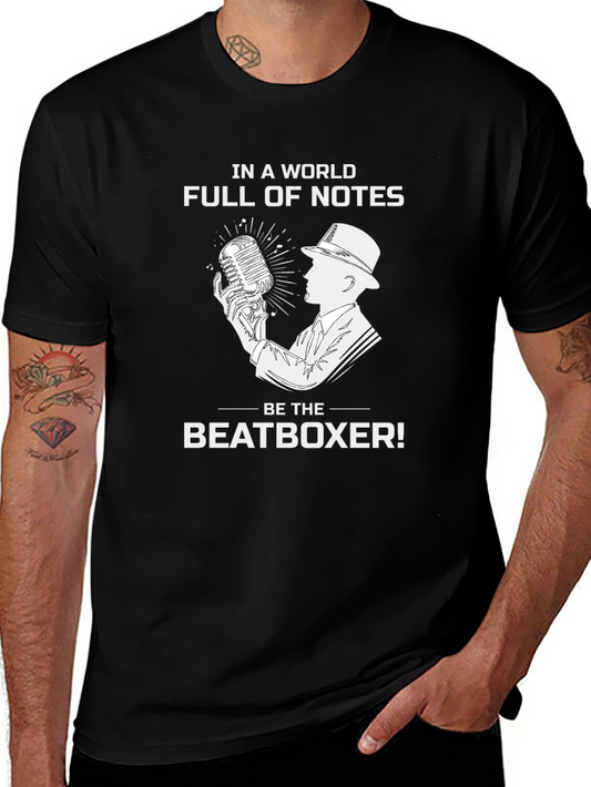 Beatboxer Graphic T-Shirt - Music Lover Tee