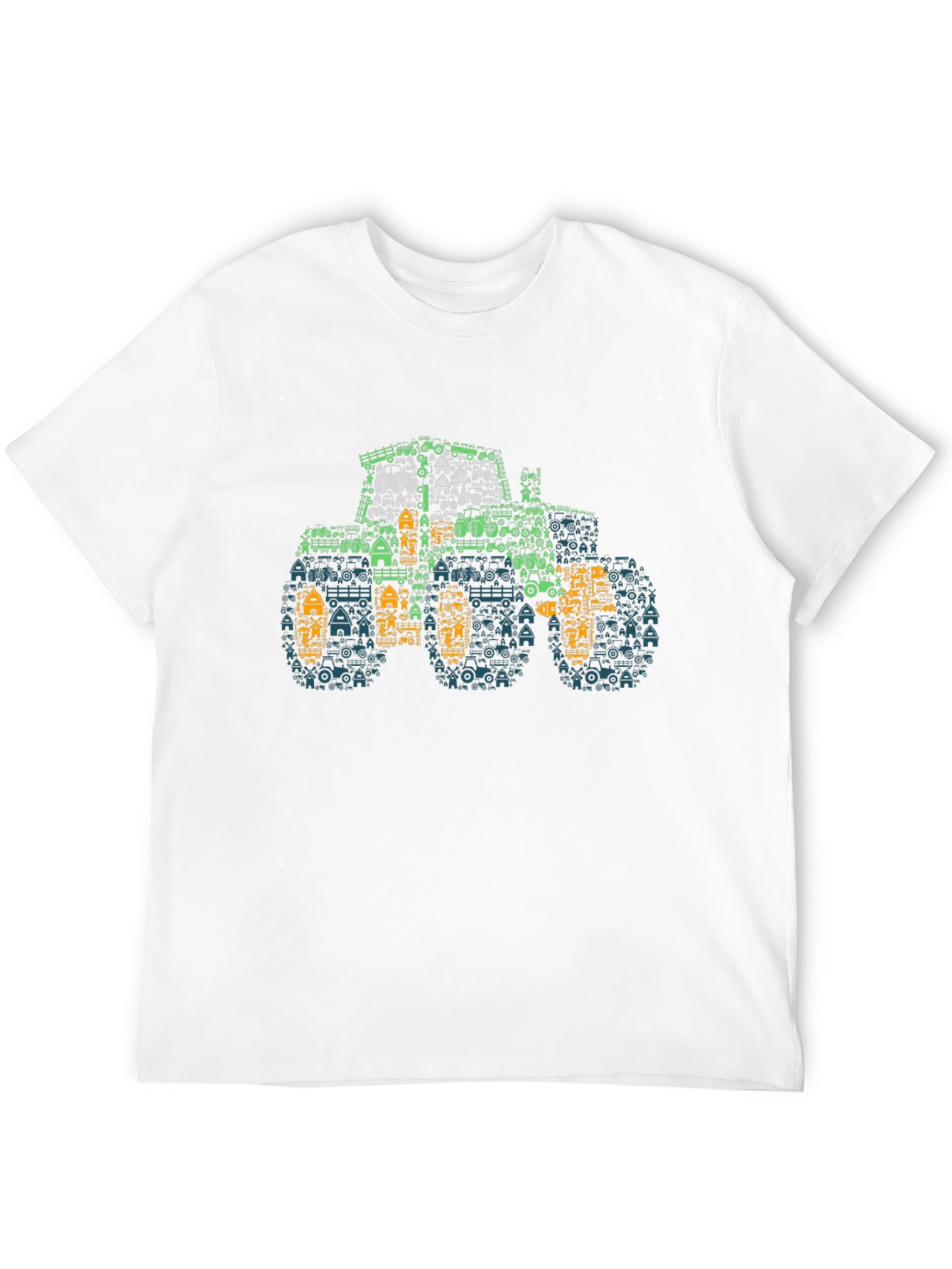Novelty Tractor Graphic Tee - Farm Life Design