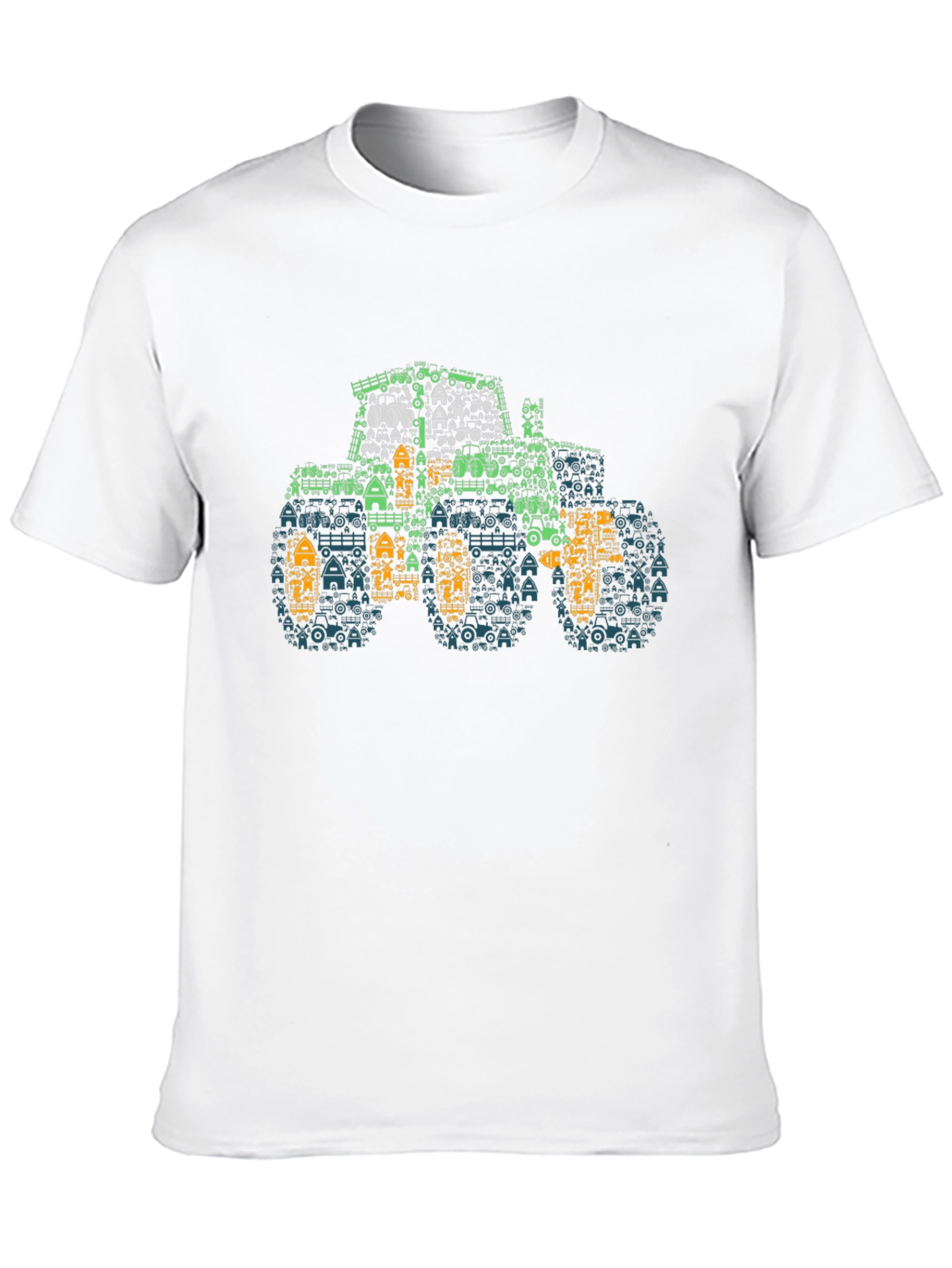 Novelty Tractor Graphic Tee - Farm Life Design
