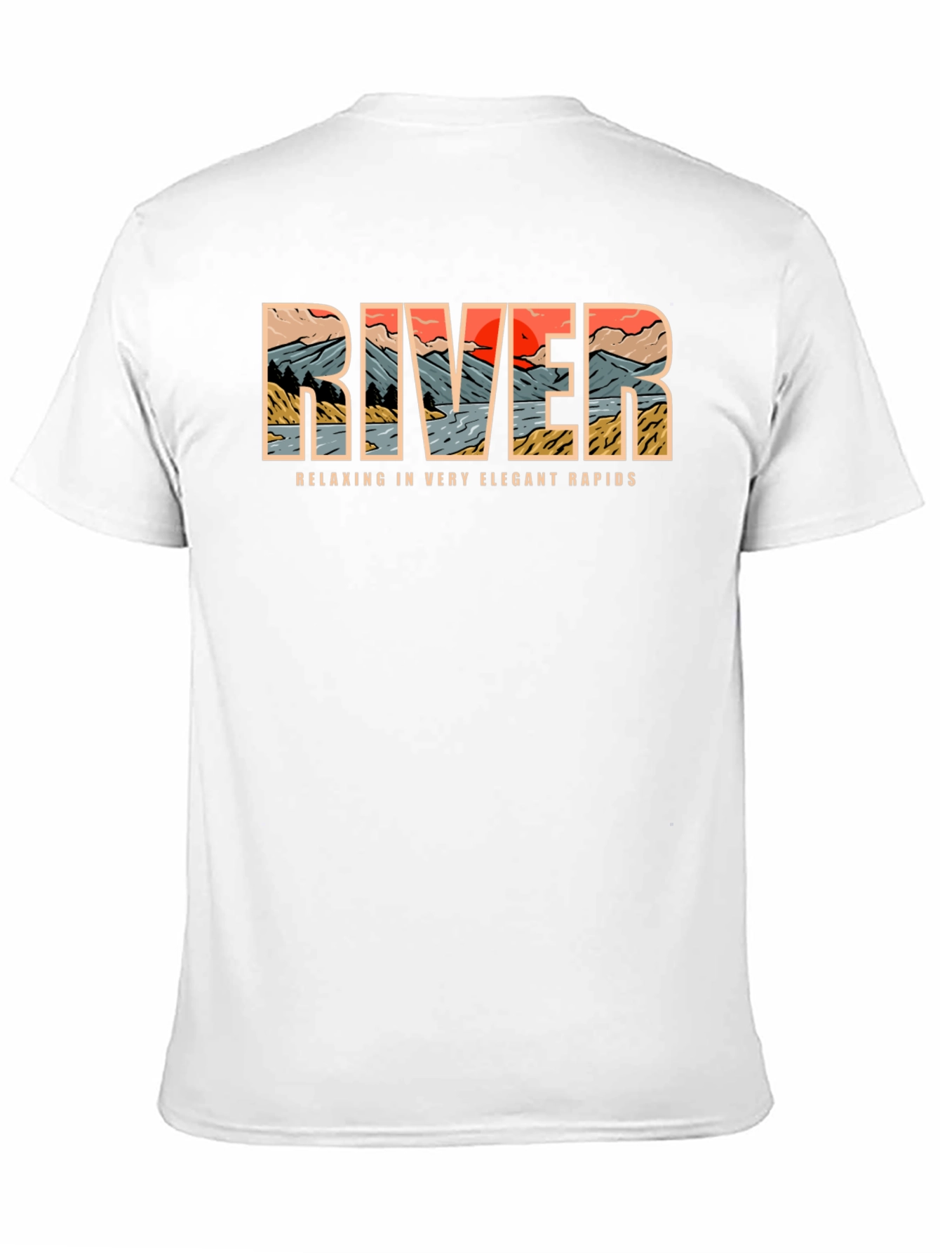 River Rapids Graphic Tee - Relax in Style