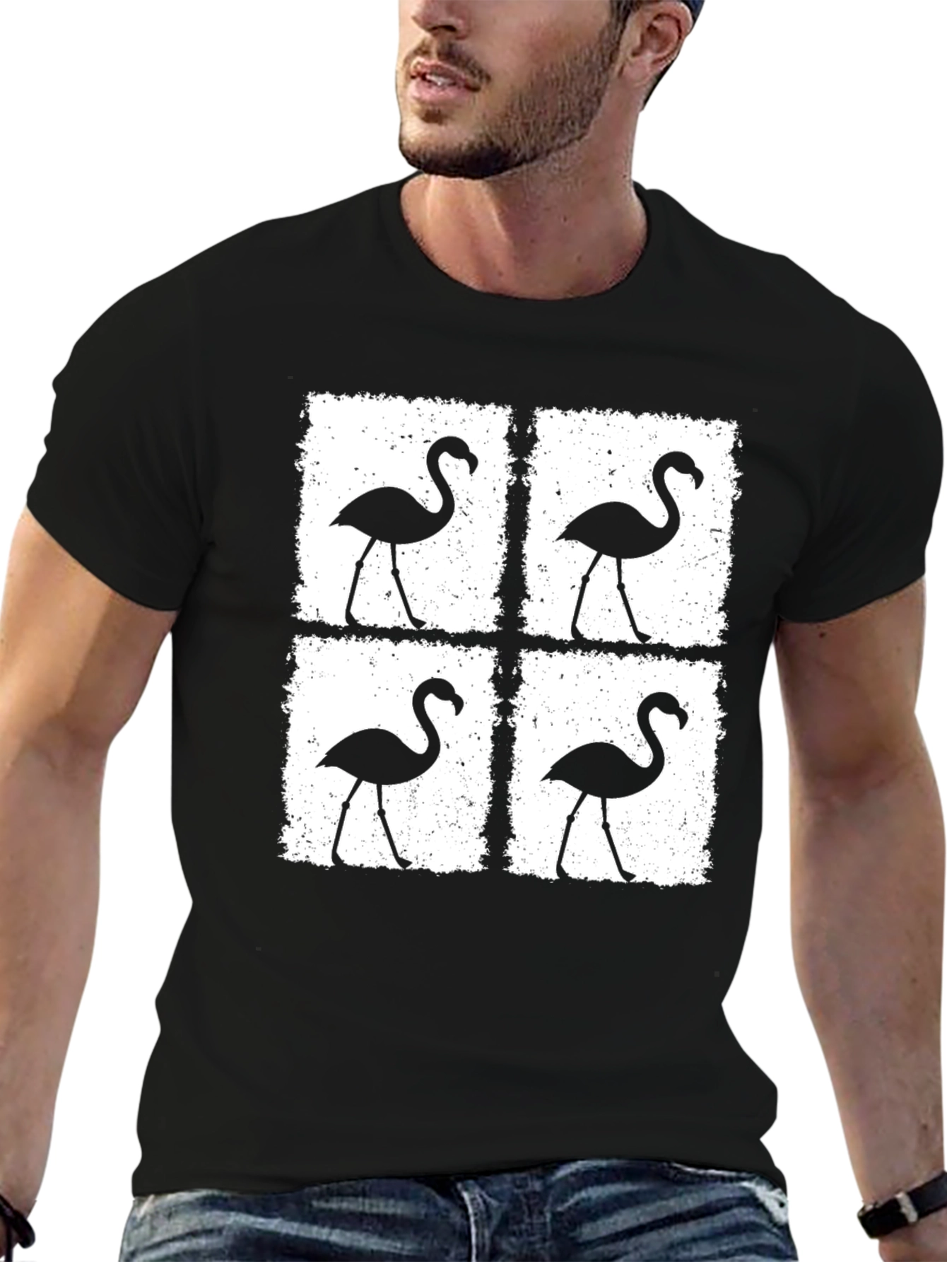 Flamingo Graphic T-Shirt - Quirky Unisex Tee
