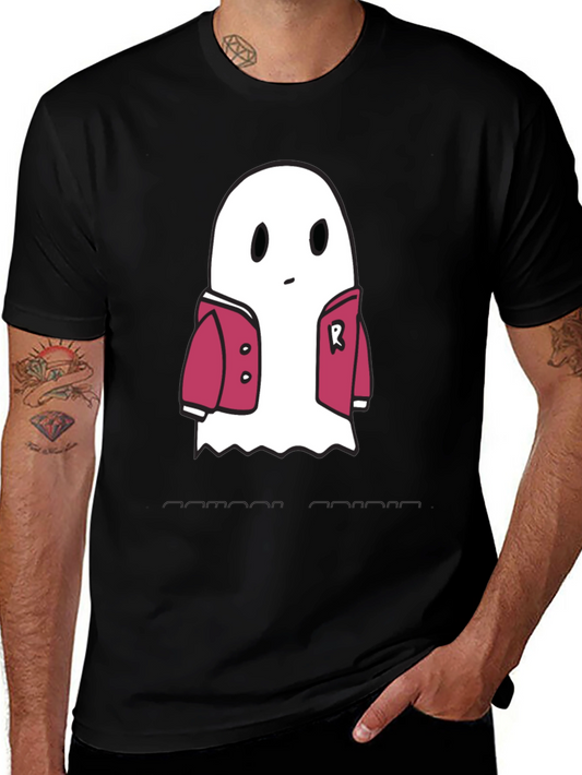 Ghost in Jacket Graphic Tee