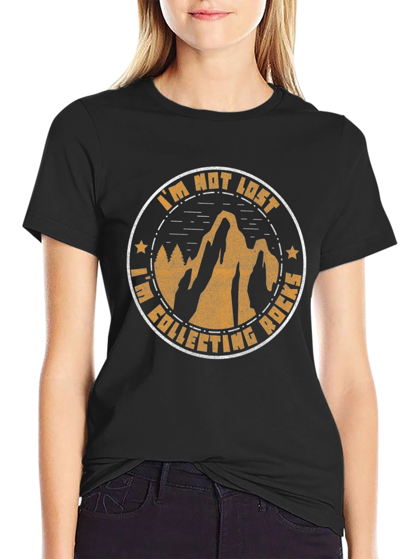 Im Not Lost Collecting Rocks T-Shirt