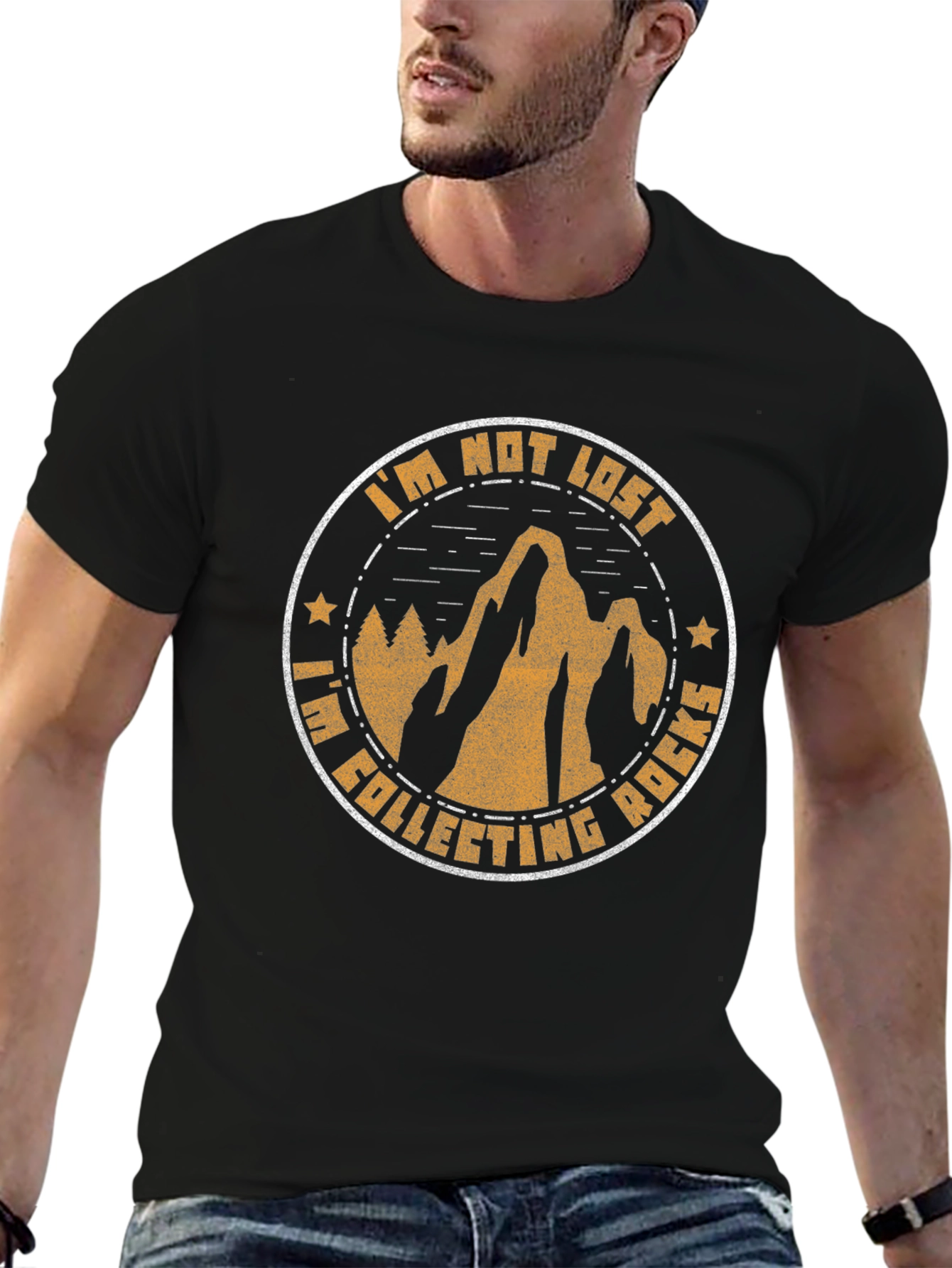 Im Not Lost Collecting Rocks T-Shirt