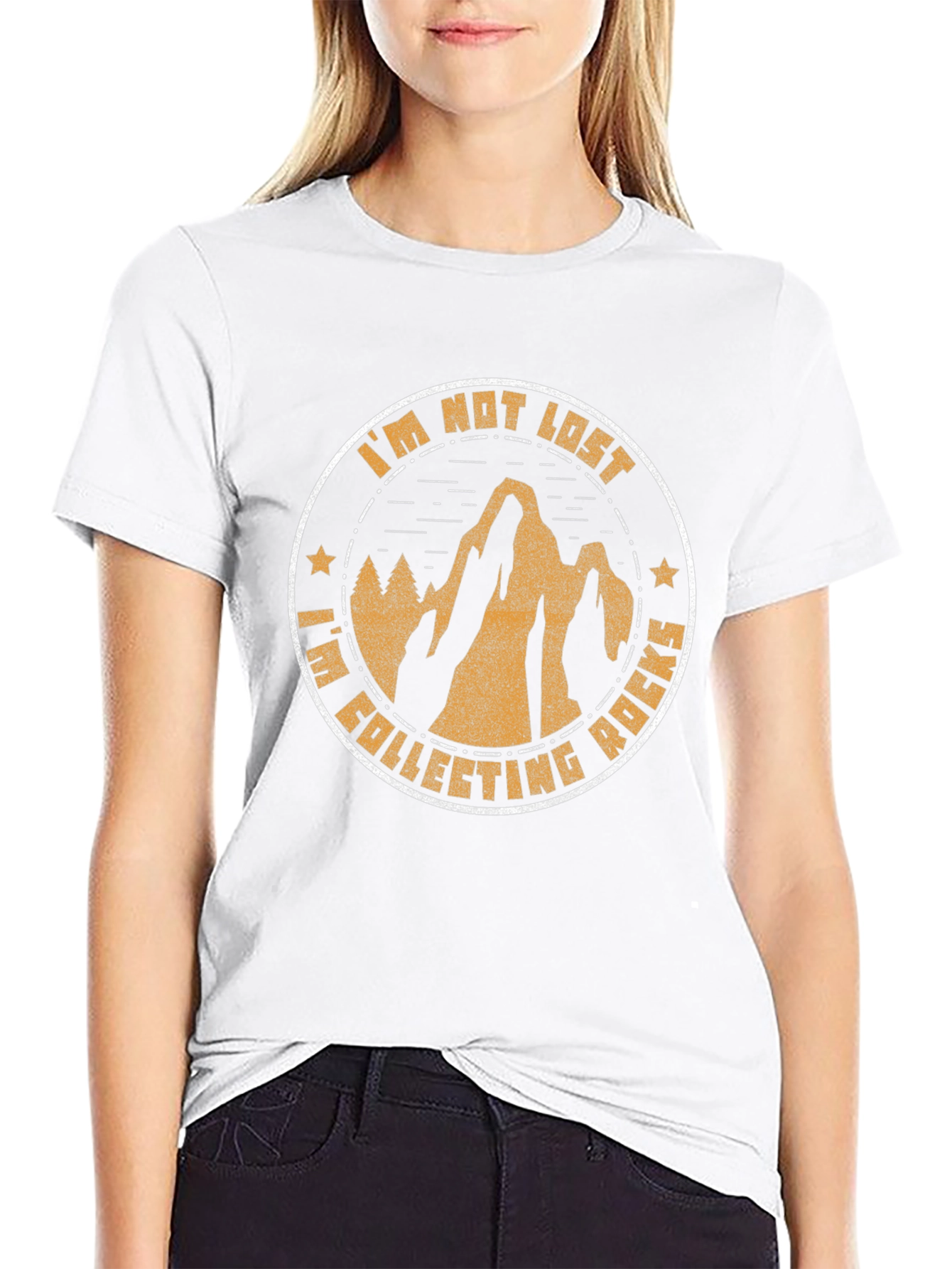 Im Not Lost Collecting Rocks T-Shirt