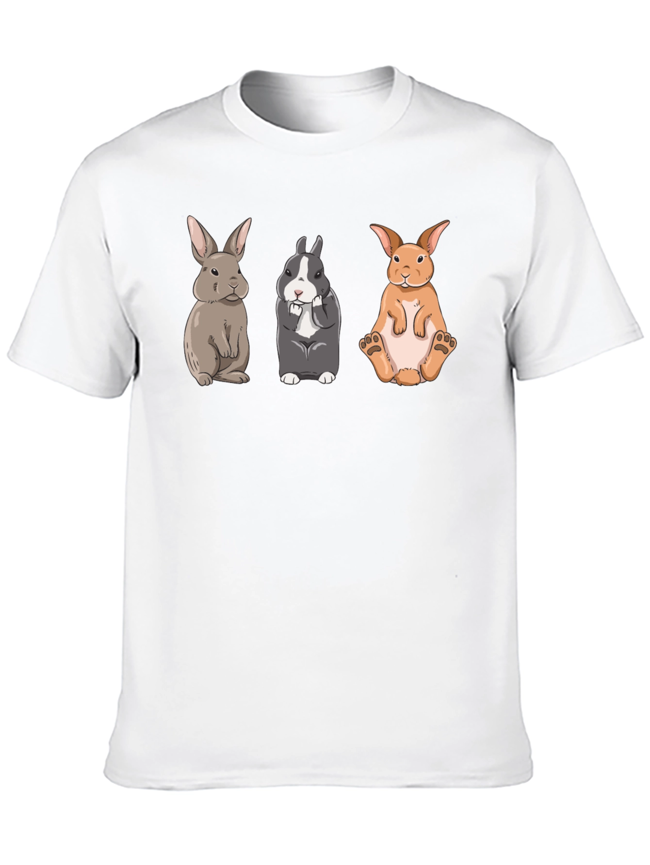 Rabbit Trio Graphic Tee